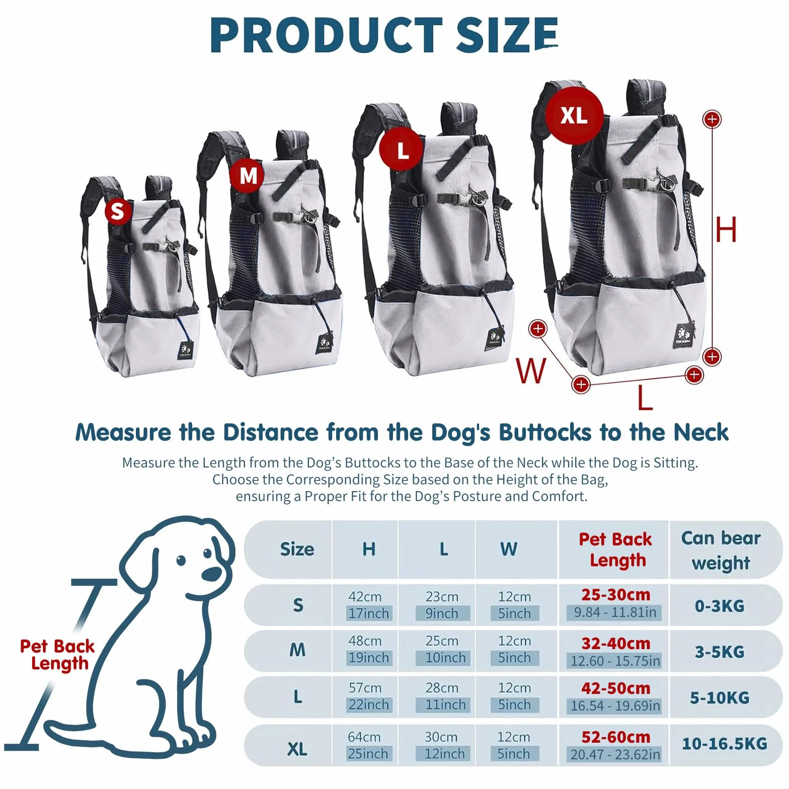 PETCUTE Hundetasche Hundetransporttasche Tragetasche füR Hunde Katzen Wanderrucksack Seite Atmungsaktives Netz Rucksack füR Mittel Hunde Katzen bis zu 10 kg
