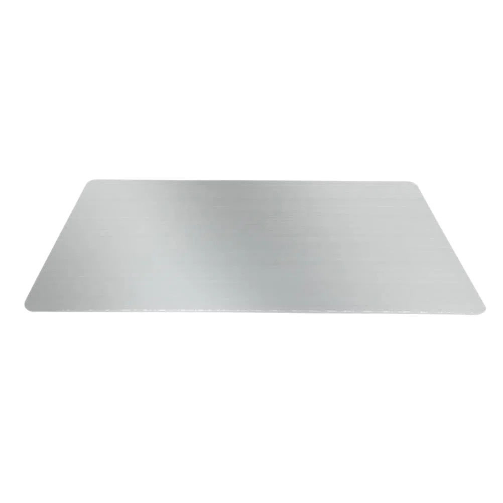 INOOMP Kühlmatte für Haustiere aus Aluminium 50x30cm Wärmeableitende Sommer Kühlplatte für Kaninchen Hunde Hamster Glatte Oberfläche Bissfest Schnell Kühlend