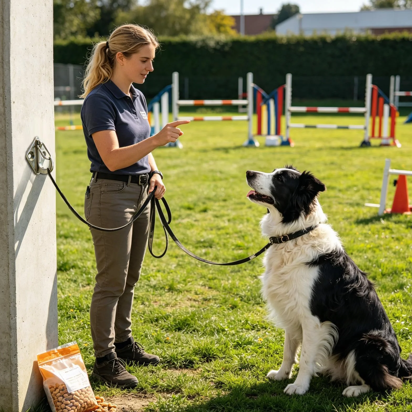 Hunde-Anbindehaken – rostfreier Edelstahl, Leine zum Parken im Innenbereich, zuverlässiger Halter für die Leine für Haustiere | Robuste Wandhalterung zur Tierhaltung für Eltern, Mieter, Eingangsbereic
