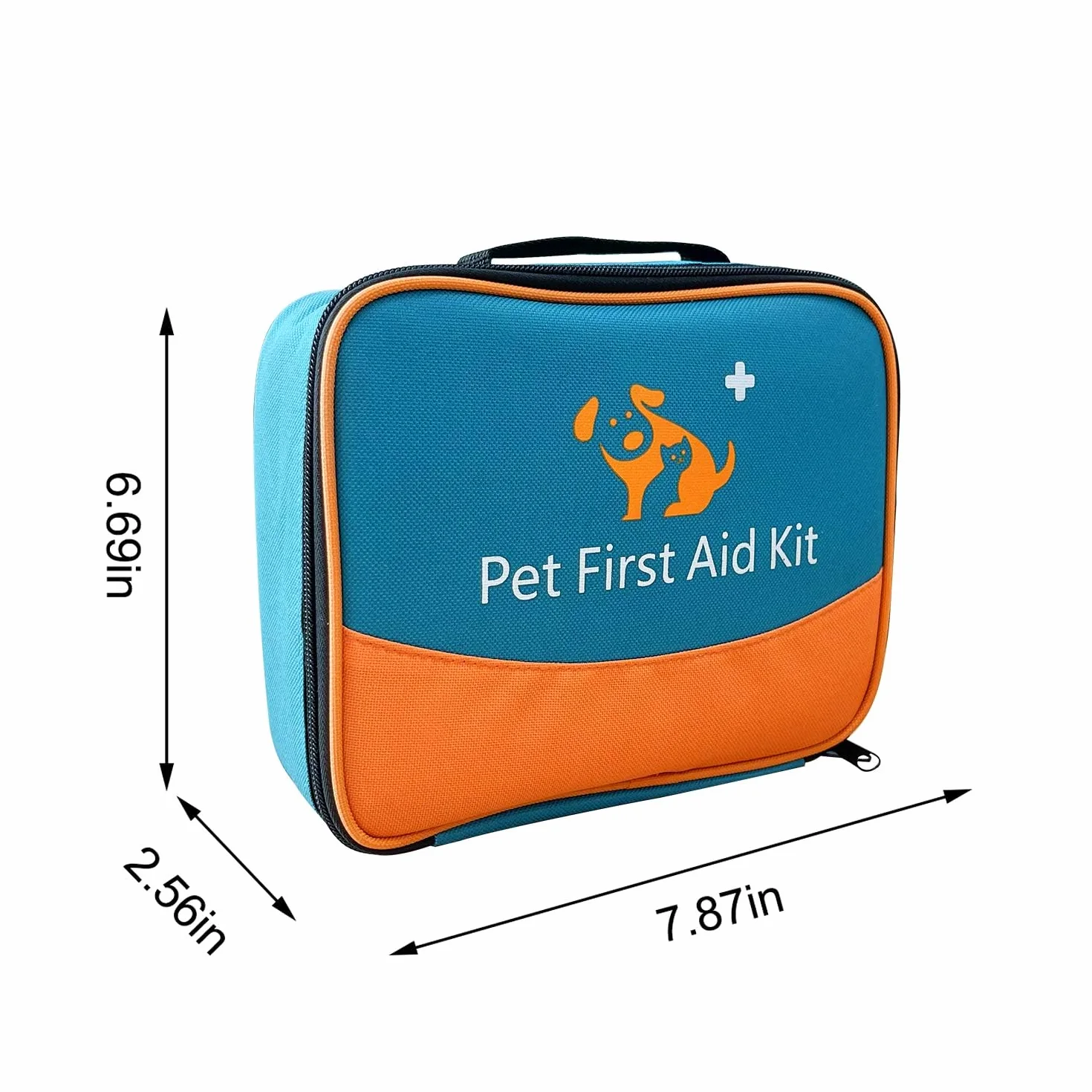 Erste-Hilfe-Set für Haustiere für Hunde, Katzen, Kaninchen und andere Tiere, mit Thermometer, Spritze, Otoskop, perfekt für die Pflege zu Hause und Notfälle auf Reisen im Freien