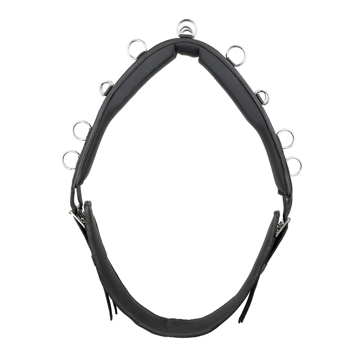 Kieffer Longiergurt Essentials Circle, schwarz (Vollblut)