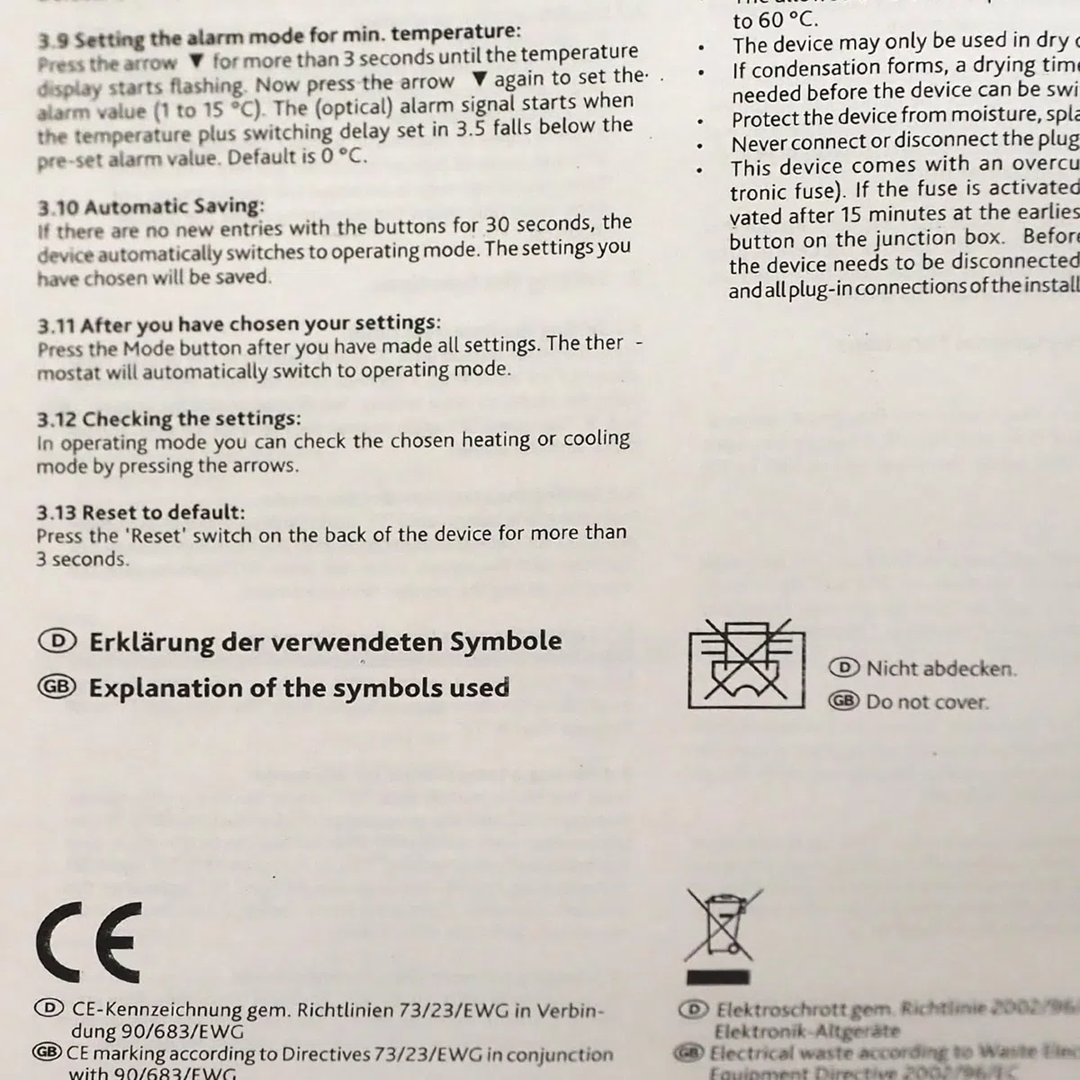 ReptiZoo Thermostat mit Zeitsteuerungfunktion THC11 DREI Anschlüsse