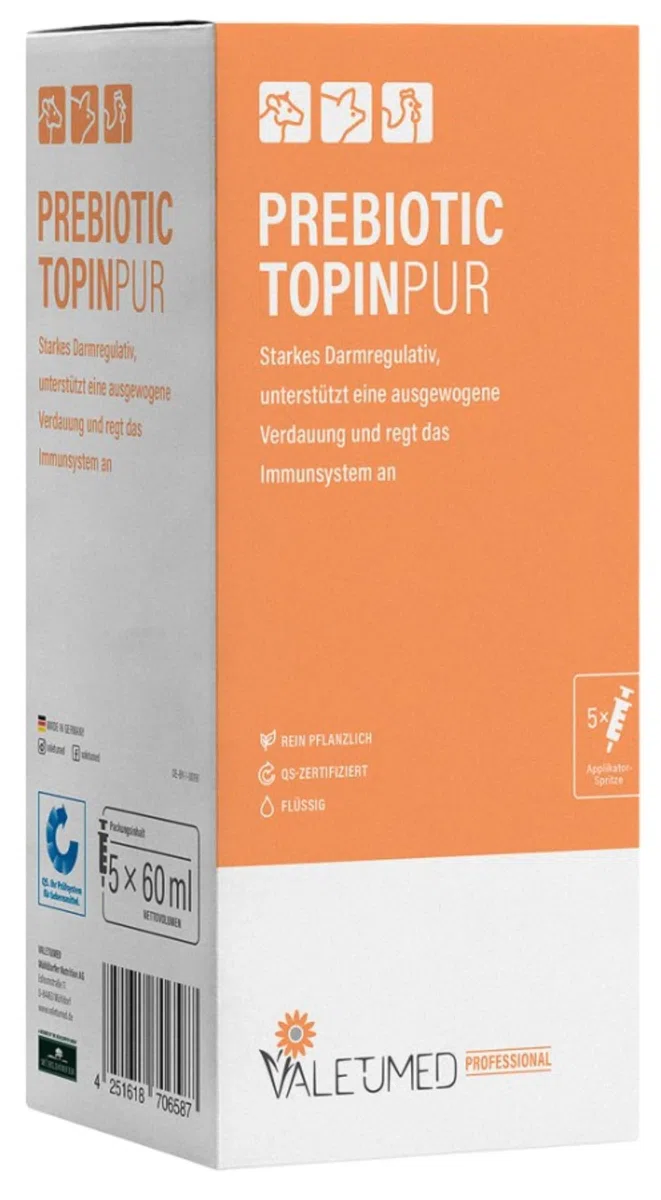 Kerbl Ergänzungsfuttermittel Topinpur Prebiotic 5x60 ml/Doser - 151225