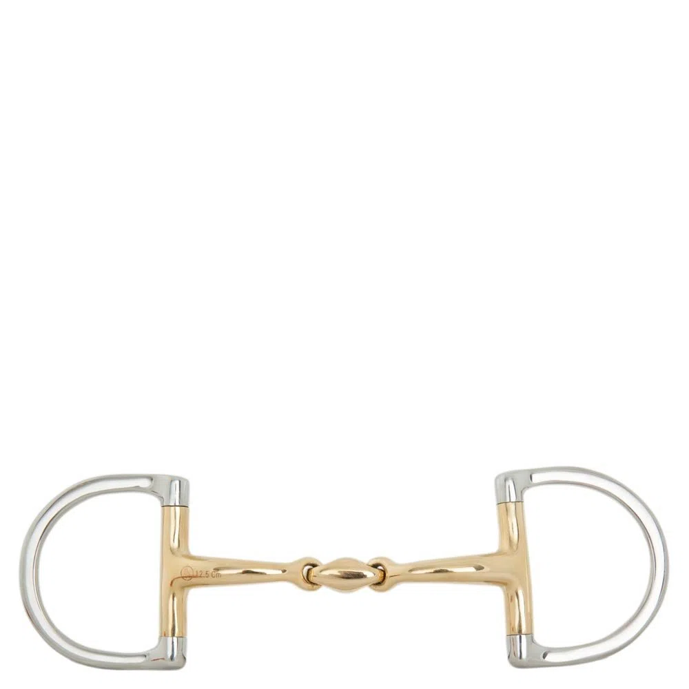 BR D-Ring Gebiss Soft Contact doppelt gebrochen 12,5 cm 16 mm Ø 65 x 50 mm