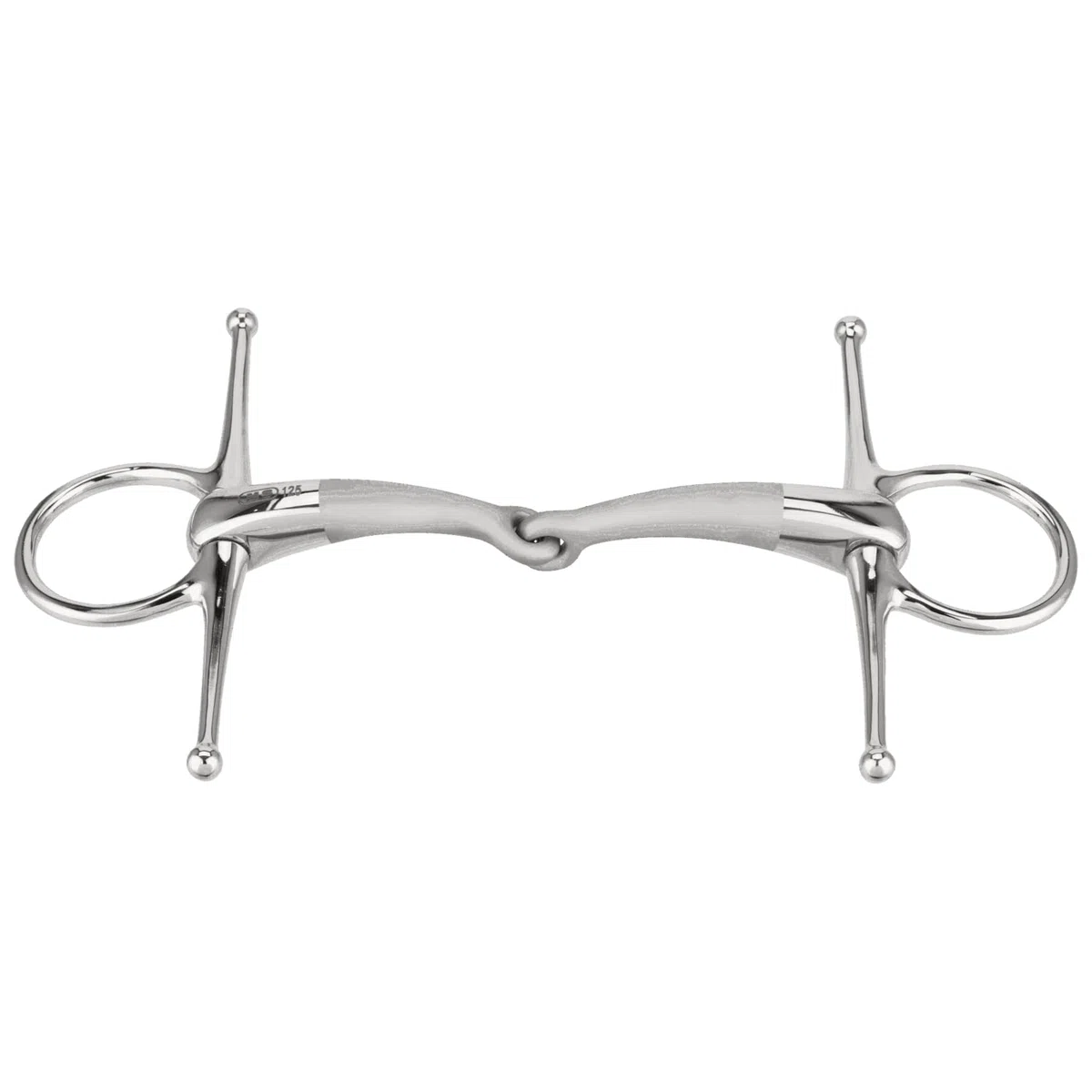 Sprenger SATINOX Schenkeltrense 14 mm einfach gebrochen - Edelstahl rostfrei, 125 mm Weite