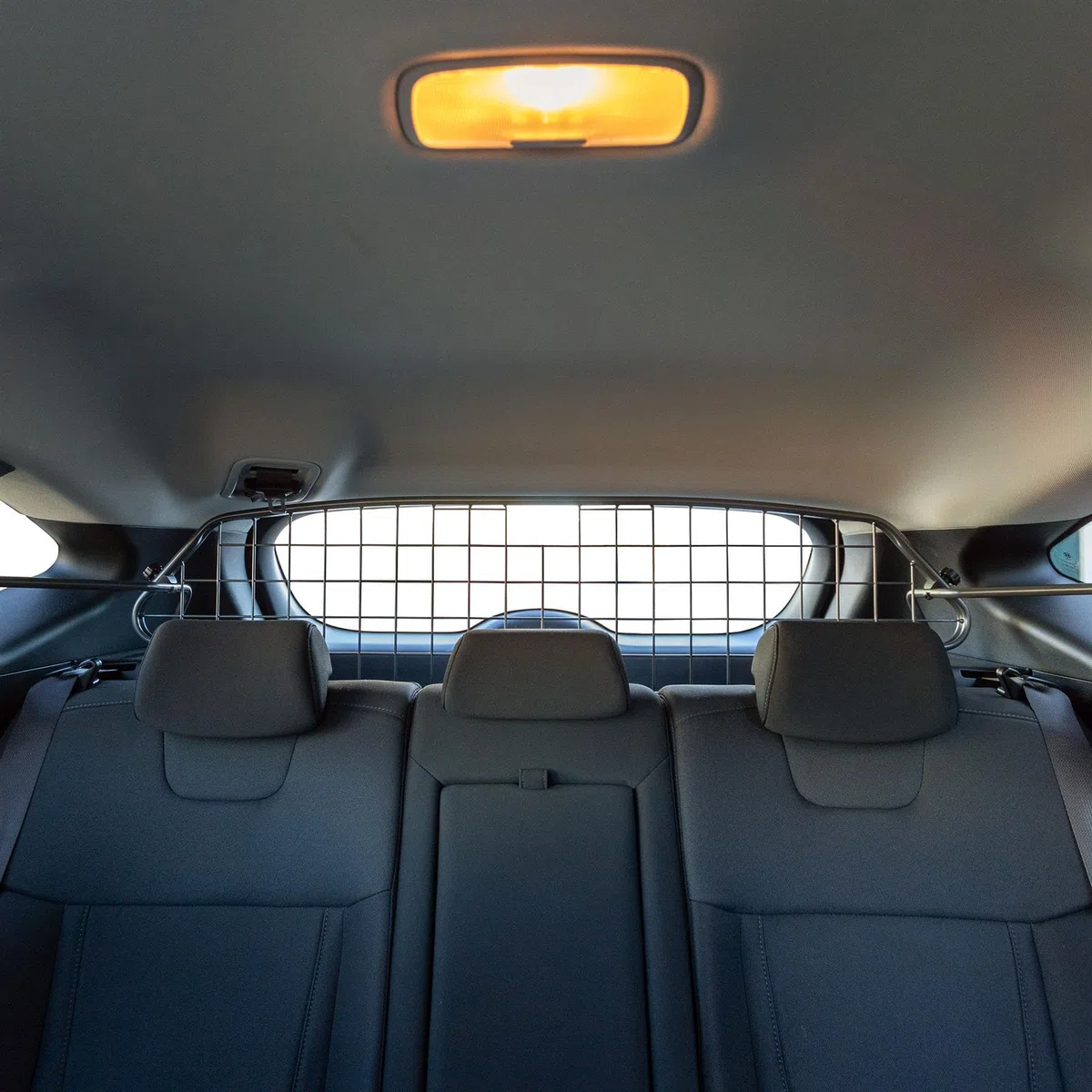 Travall Hundegitter für Hyundai Tucson 2021+, fahrzeugspezifisches Trenngitter für den Kofferraum aus Stahl, passgenau für sicheren Hundetransport