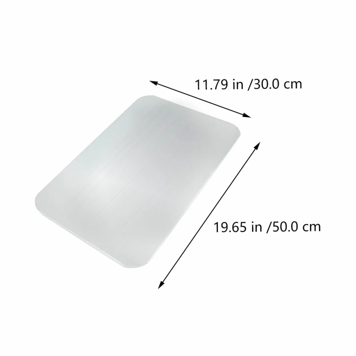 INOOMP Kühlmatte für Haustiere aus Aluminium 50x30cm Wärmeableitende Sommer Kühlplatte für Kaninchen Hunde Hamster Glatte Oberfläche Bissfest Schnell Kühlend