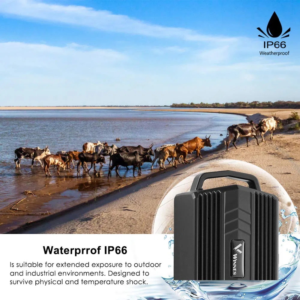 4G GPS Tracker Tier mit Halsband, 3000mAh Wasserdicht Rinder Schaf GPS-Tracker Weiden Anti Verloren GPS Tracking Geräte