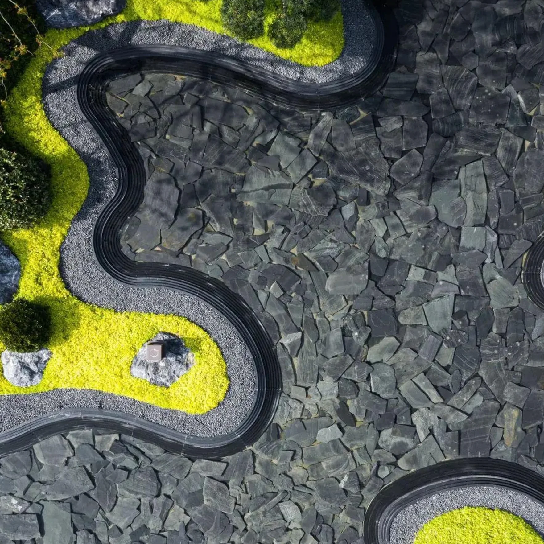 Unocho Natürliche Schiefersteine Reptilien Sonnenplattform 4,5kg Aquarium Steine für Aquascaping, Aquarien, Terrarien, Paludarien, Tabletop-Modelle, Miniatur- und Feengärten (5-15 cm)