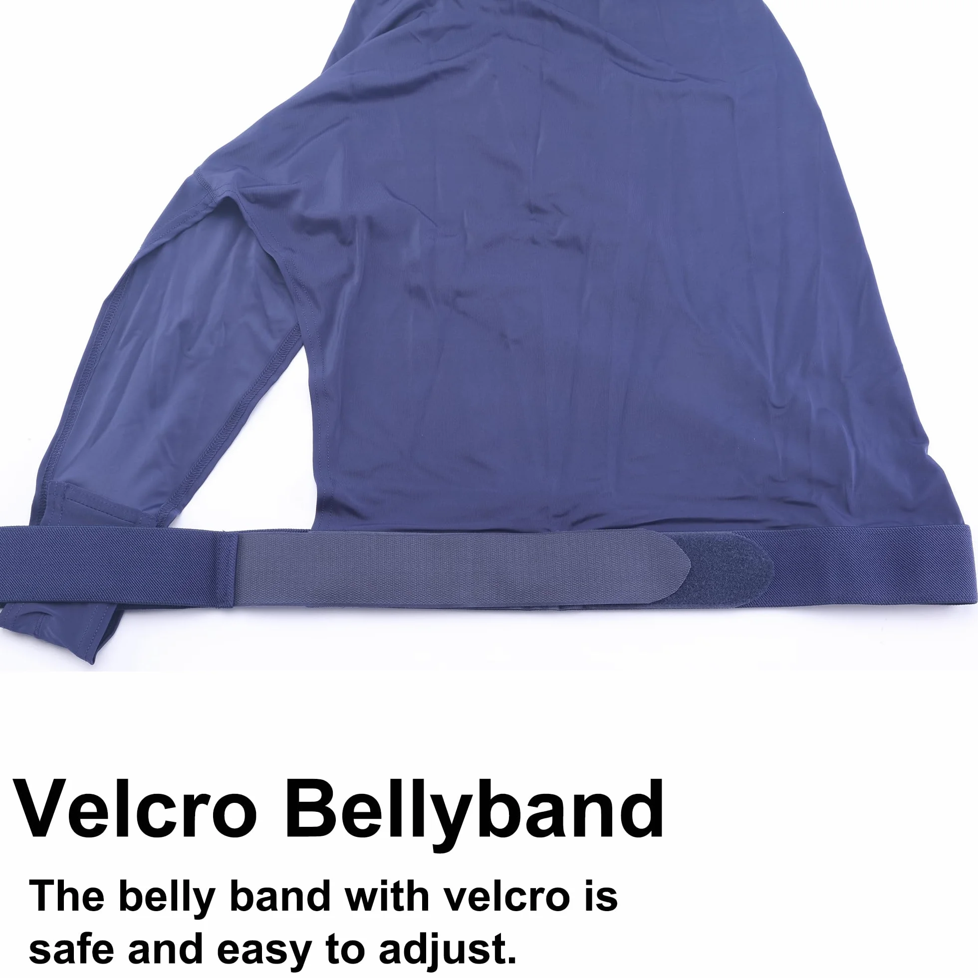 Leberna Lycra Stretch-Pferd Kapuze mit Reißverschluss - vollen Gesicht-Hals-Abdeckung XL Marine