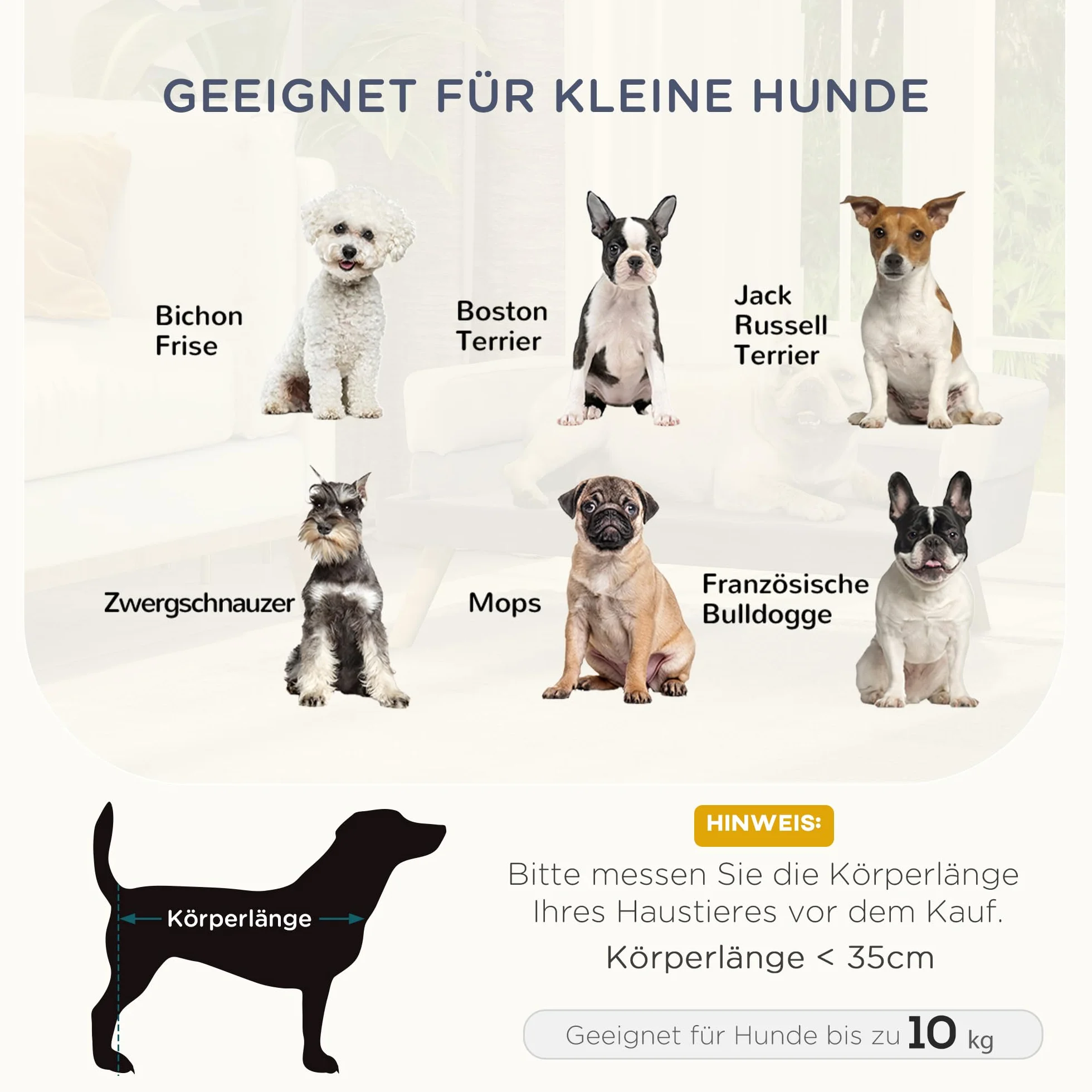 PawHut Hundesofa Hundebett aus holländischem Samt Hundecouch mit Rückenlehne, Holzbeine, Kissen, Katzensofa mit weicher Polsterung für kleine Hunde 86 x 55 x 33 cm Hellgrau