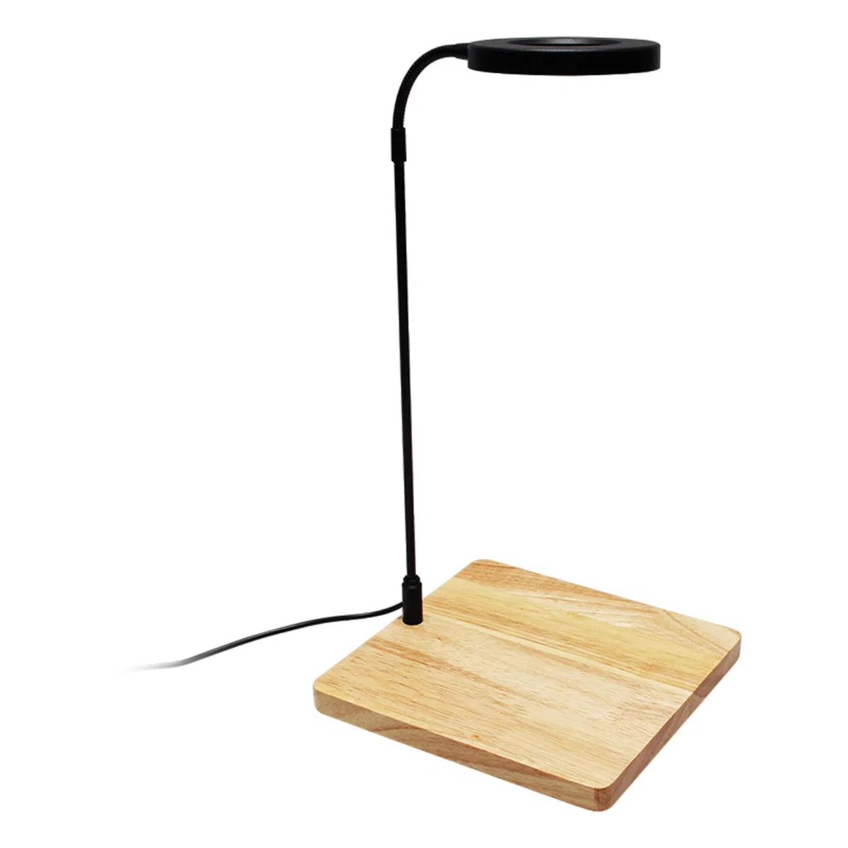 Drehbare LED Aquarienlampe Mit Ständer Aus Naturholz Für Kleine Aquarien Sukkulenten Topfpflanzen Landsacping Lampe Aquarium Licht