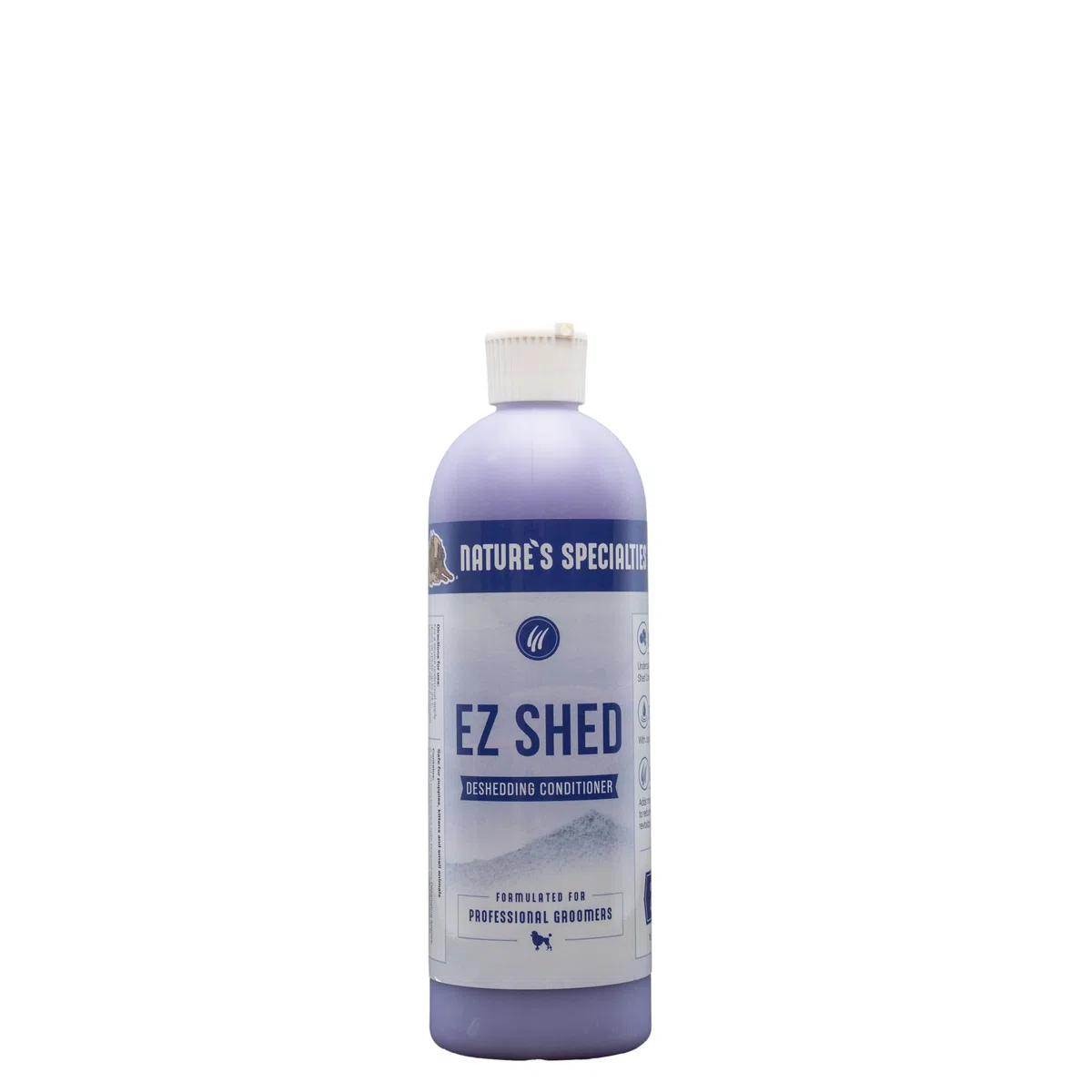 Nature's Specialties EZ Shed Conditioner für Hunde - Entfernt Unerwünschte Haare & Befeuchtet die Haut - Verringert das Scheuern - Pflegt das Fell des Hundes - Herrlicher Duft, 473ml