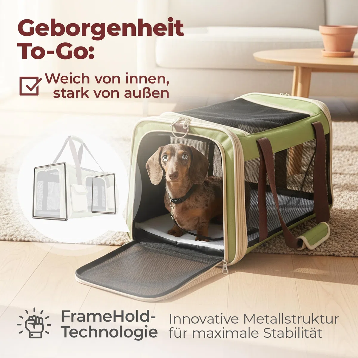 Katzentransportbox Hundetasche Kleiner Hund bis 10 kg [Faltbar] Transportbox Katze Hundebox Hundetragetasche Hundetransportbox Auto | Tragetasche aussuchen