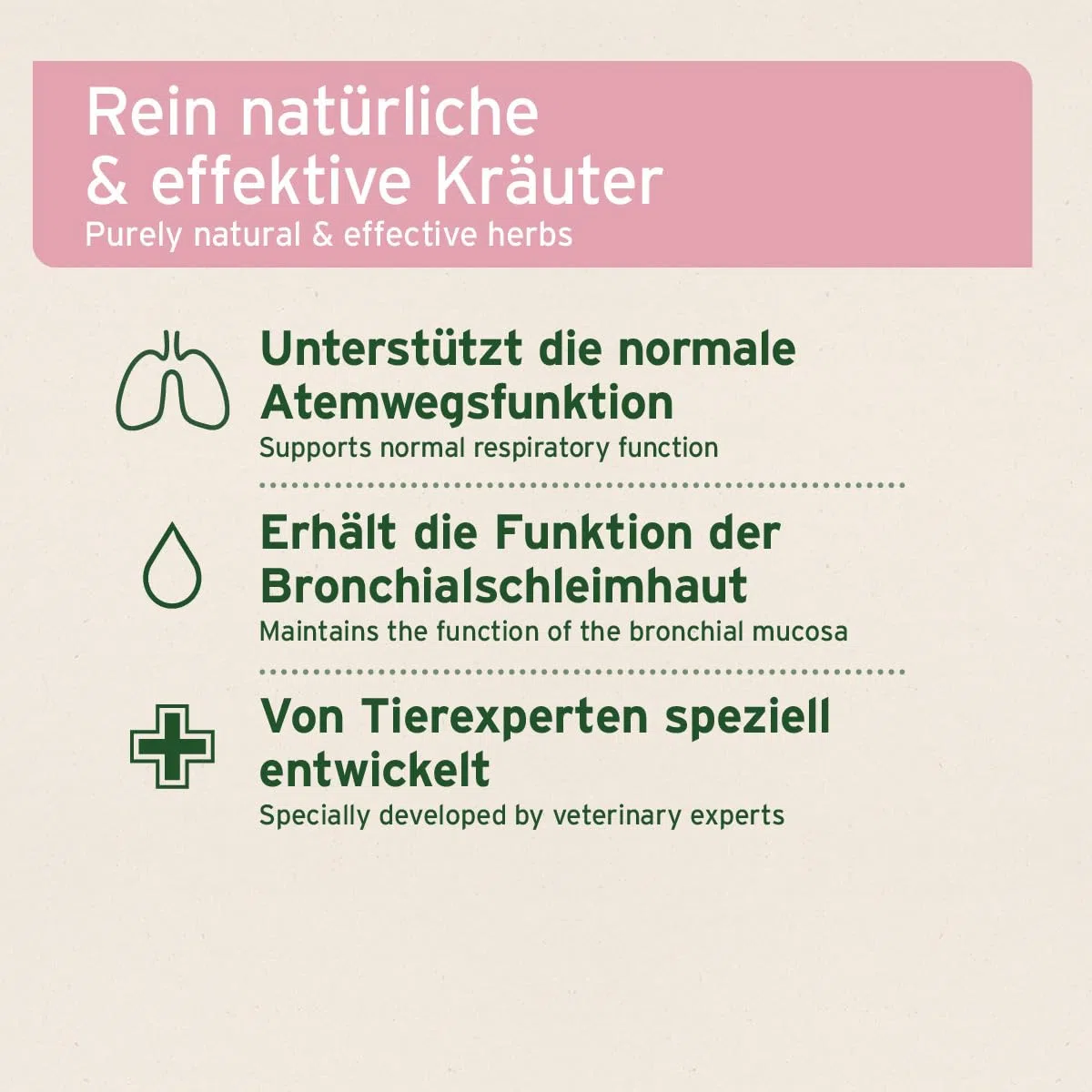 AniForte Bronchialkräuter Pferd 1kg - Bei Husten & Schnupfen, Atemwegskräuter Pferd als Ergänzungsfutter, Pferde Hustenkräuter für freie Atemwege, natürliche Kräuter mit Methylcystein