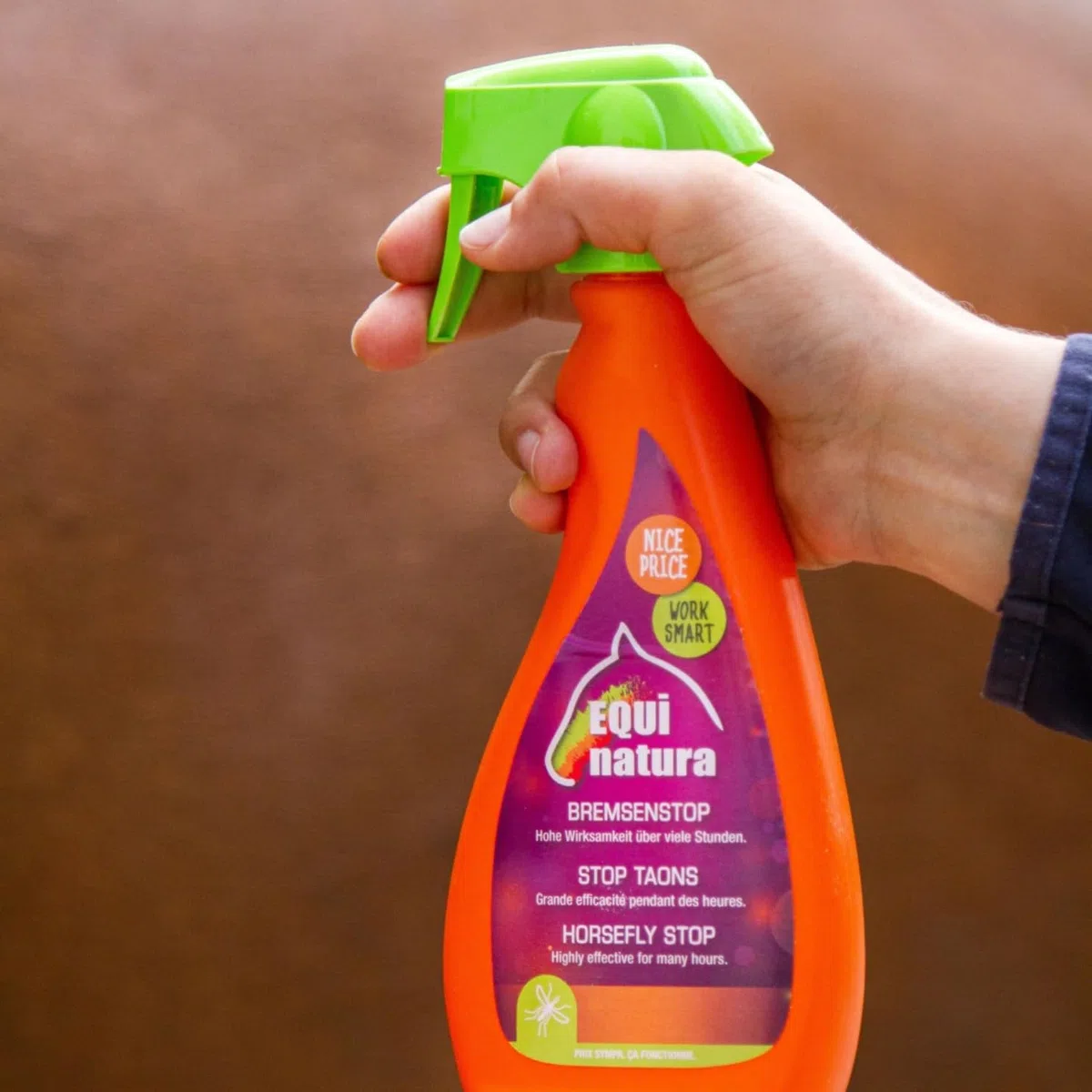 RL24 Equinatura - Bremsenstop | hautverträglicher Insektenschutz | Fliegenschutz gegen Bremsen, Zecken, Stechmücken & Fliegen | Bremsenspray für Pferde | 2 x 500 ml Spray (2er Set)