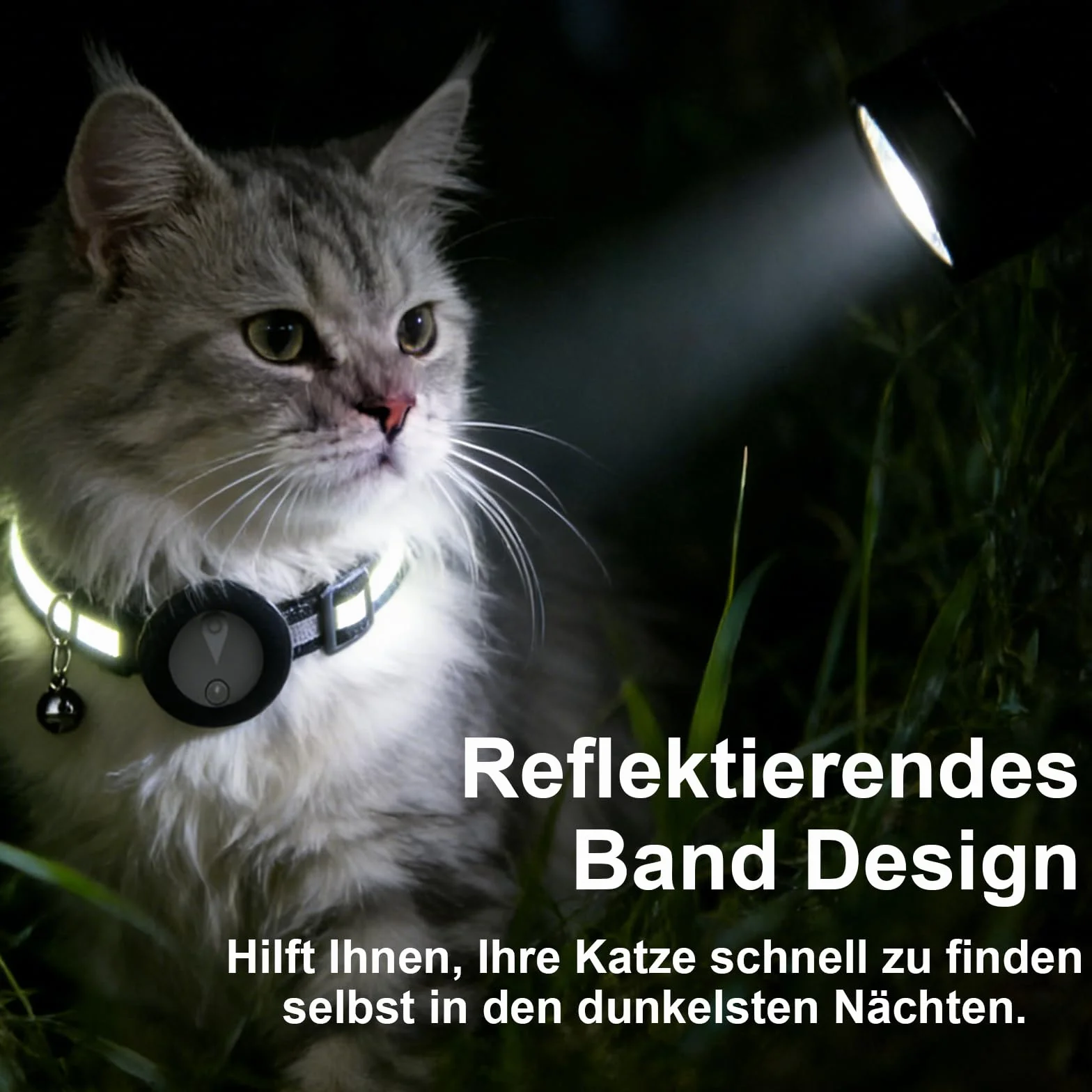 GPS Tracker Katze Kein Abonnement Erforderlich Tracker Katze Unterstützt Android & iOS Katzenhalsband Mit GPS Aktivitätenverlauf Katzen GPS Tracker Echtzeit-Standortverfolgung – Mattschwarz