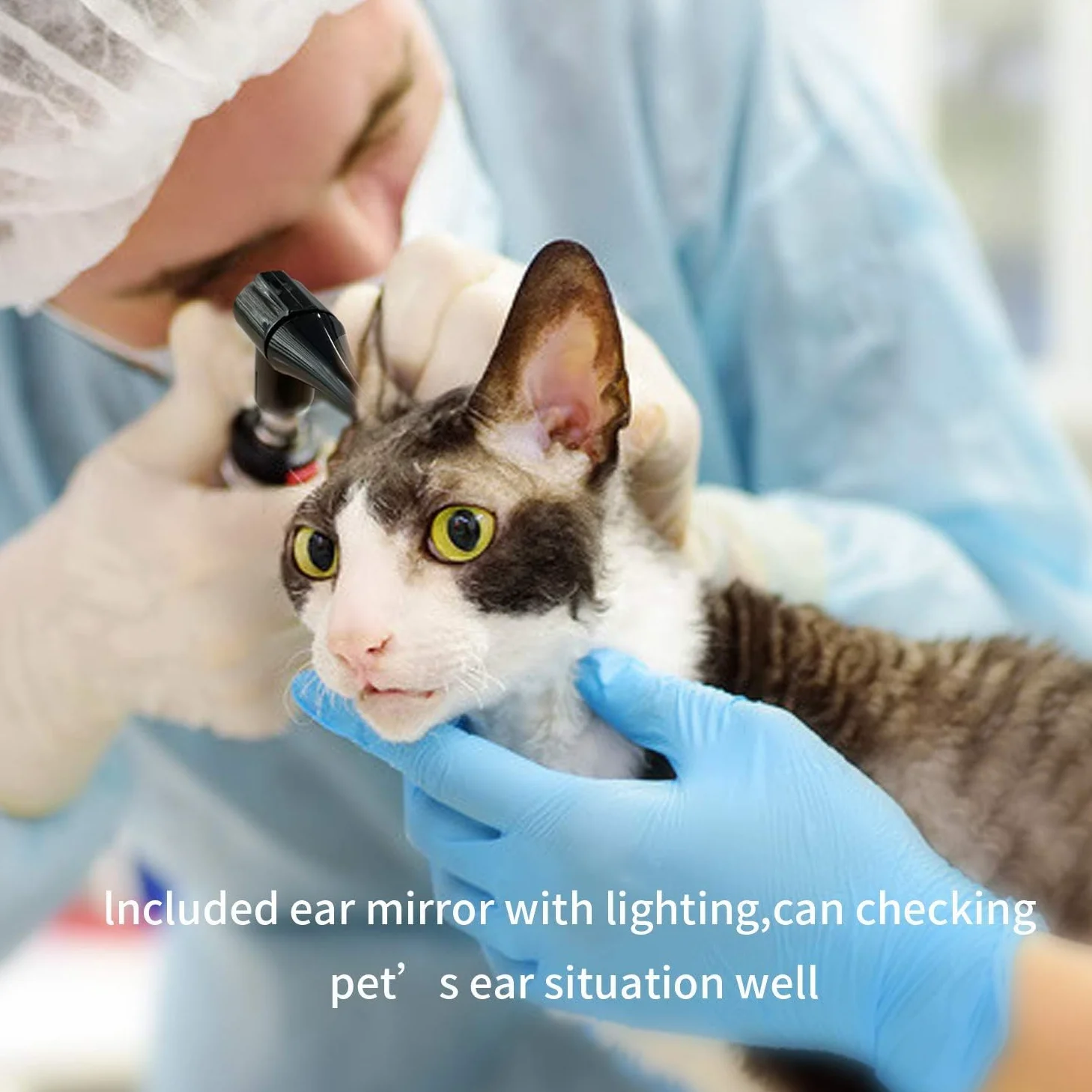 Erste-Hilfe-Set für Haustiere für Hunde, Katzen, Kaninchen und andere Tiere, mit Thermometer, Spritze, Otoskop, perfekt für die Pflege zu Hause und Notfälle auf Reisen im Freien