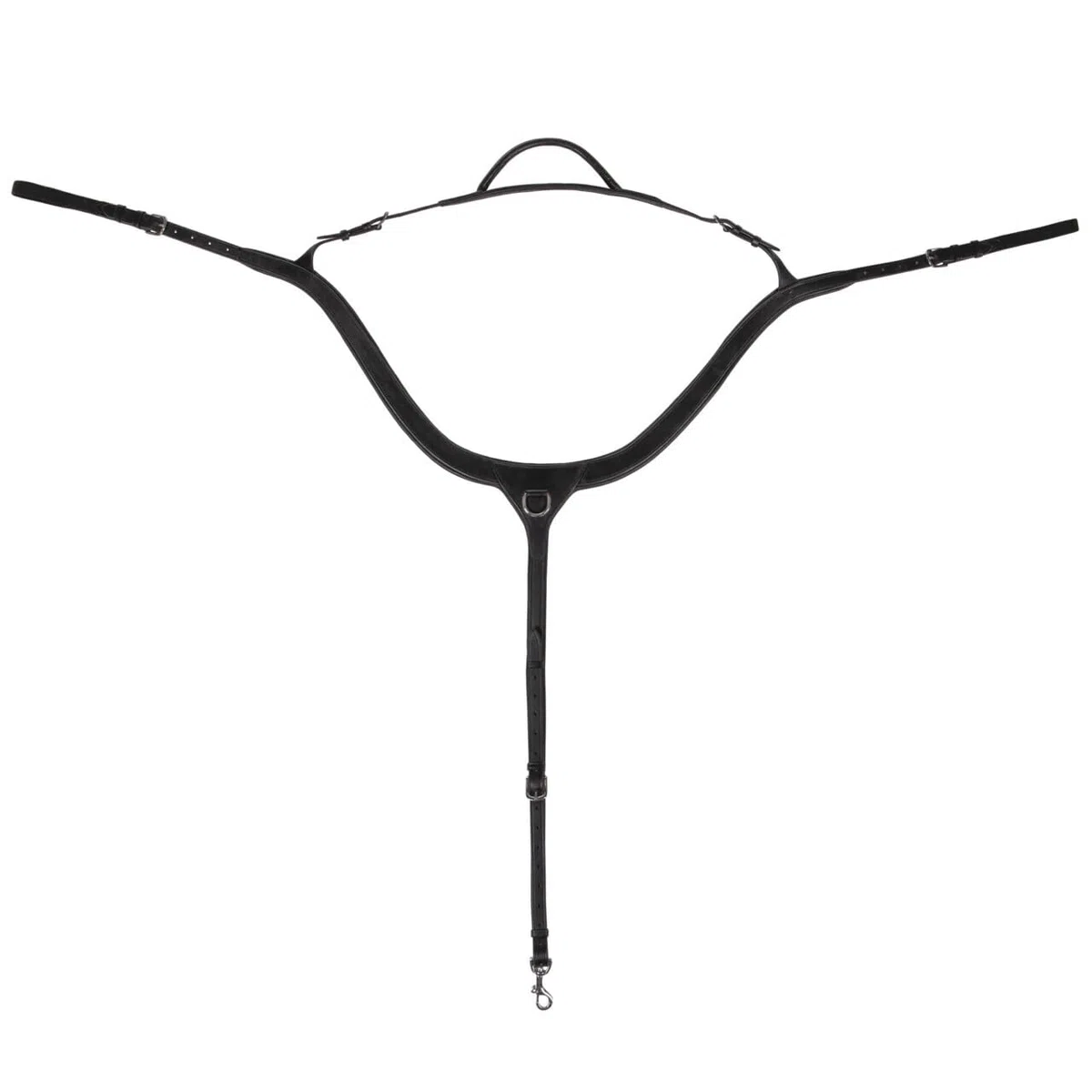 NETPROSHOP Leder Vorderzeug mit Handgriff schwarz oder braun Pony Cob Full, Groesse:Full, Farbe:Schwarz