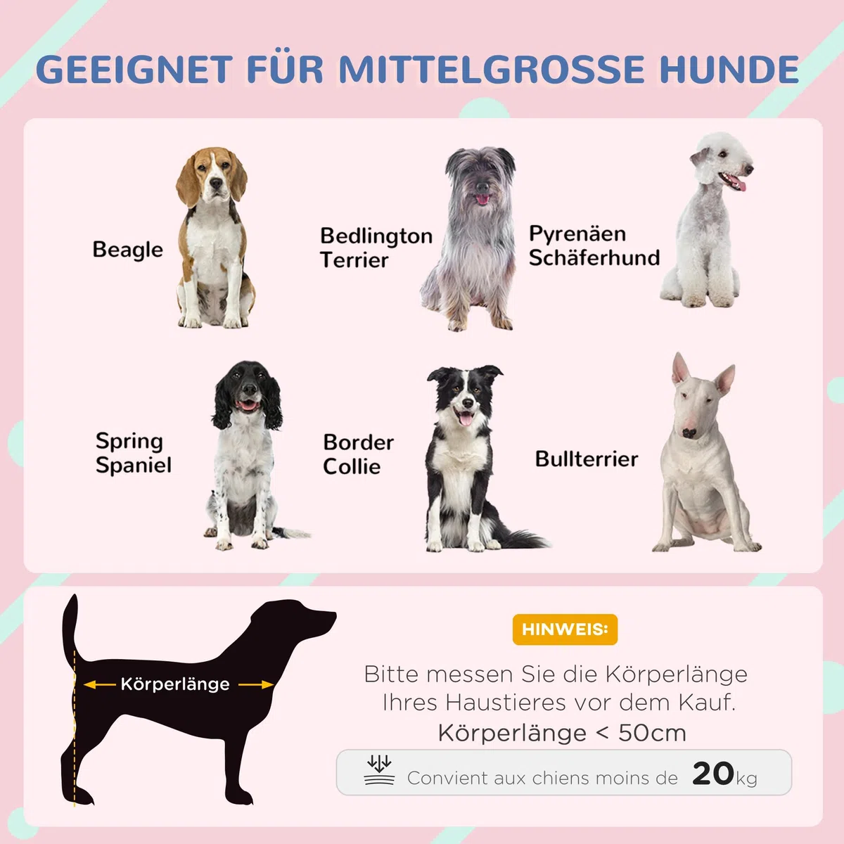 PawHut Hundehütte aus Holz Kleintierhaus mit Asphaltdach Outdoor Hundehöhle korrosionsbeständig Hundehaus mit herausnehmbarem Boden für mittelgroße Hunde 75 x 88 x 82 cm Grau