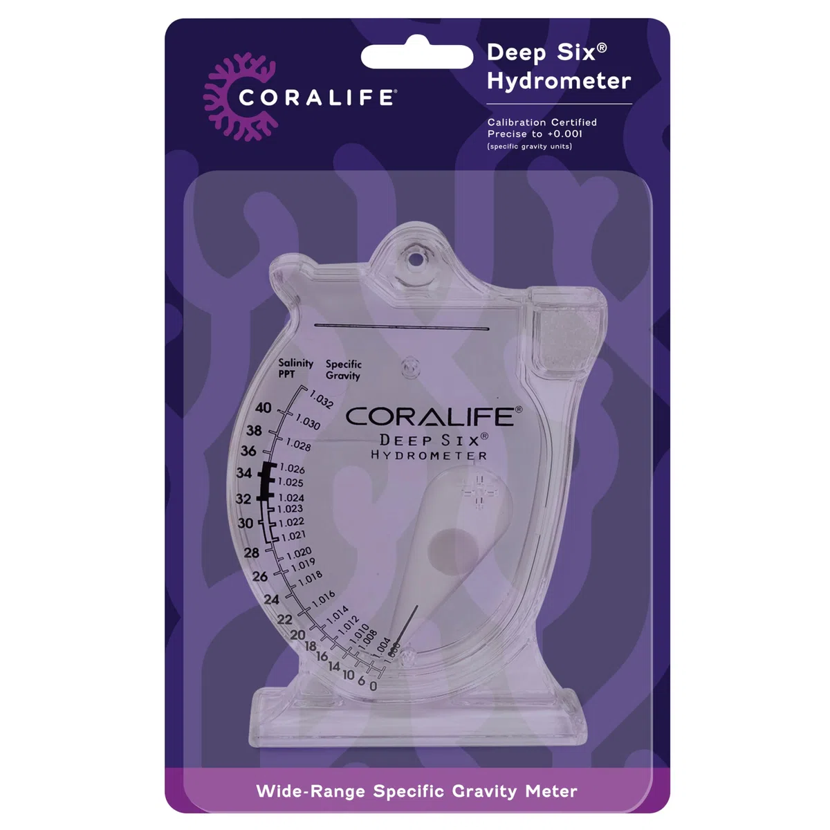 Coralife Energy Savers ACLAF877 Deep Six Hydrometer