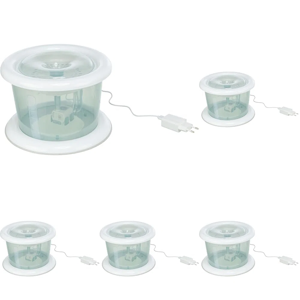 TRIXIE Ersatzfilter 24465 für Trinkbrunnen 24464 - Aktivkohle & Polyestervlies - verbessert Wasserqualität - 2 Stück (Packung mit 5)