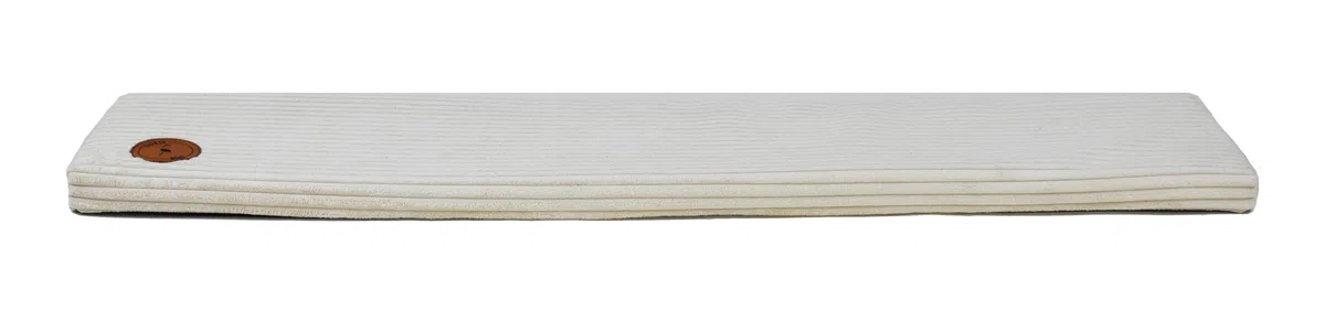 Prime Katzen Fensterliege Für Katzen, Fensterbank mit Einer Rutschfesten Rückseite, Katzenbett Fensterbank 50cm x 20cm Europäischen Union hergestellt (Creme, 100 x 20 x 3 cm)