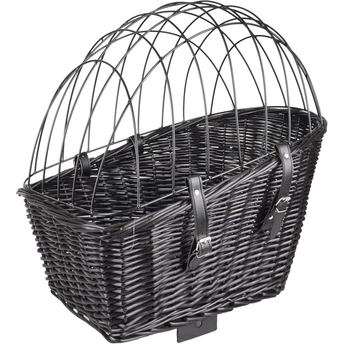 Flamingo Hondenfietsmand Achterop Canna Zwart 55 x 35 x 51.5 cm Zwart