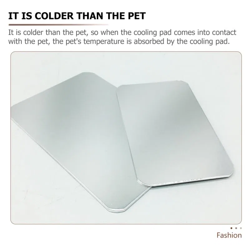 Aluminium Kühlmatte Für Kleine Haustiere Verschleißfestes Kühlpad 30x20cm Große Kühlunterlage Für Kaninchen Hamster Chinchillas Sommer Haustierzubehör