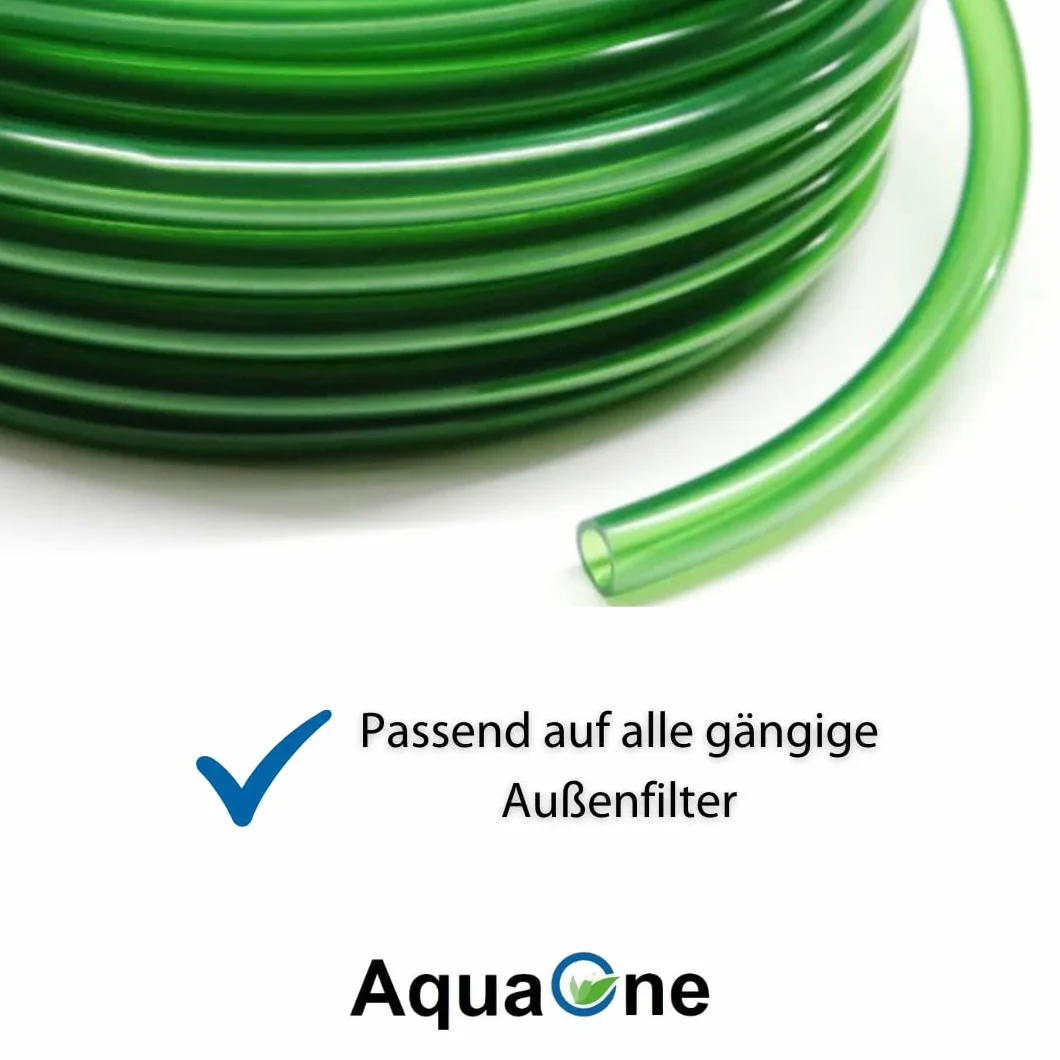 AquaOne Aquarium Schlauch 12/16 mm 15 Meter 2,44€/m I Hochwertiger Aquariumschlauch Innendurchmesser 12mm I Flexibel Wasserschlauch I Pumpenschlauch für Reinigung Wasserwechsel in Aquarien