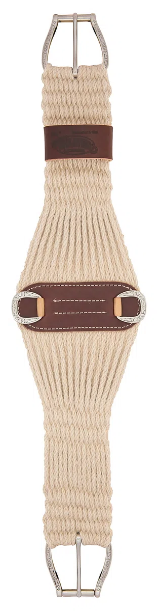 100% Mohair 27 Strand Roper Cinch mit Jeremiah Watt Hardware