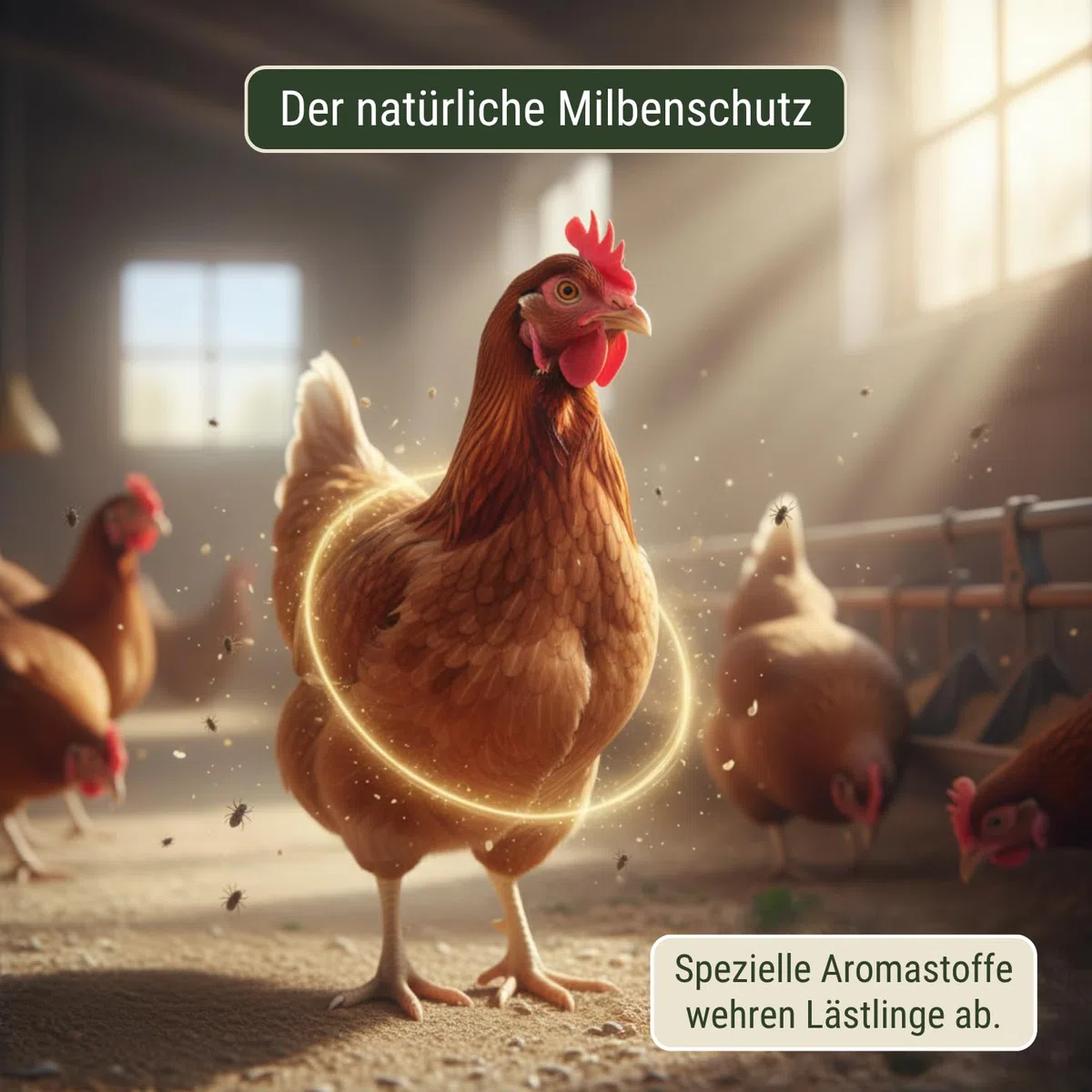 Leimüller Anti-Stress Hühnerfutter gegen Milben 25kg Hühner Legehennen Eier | Mit Zitronenmelisse & Magnesium, reduziert Aggressivität, Körnerfutter, 100% gentechnikfrei