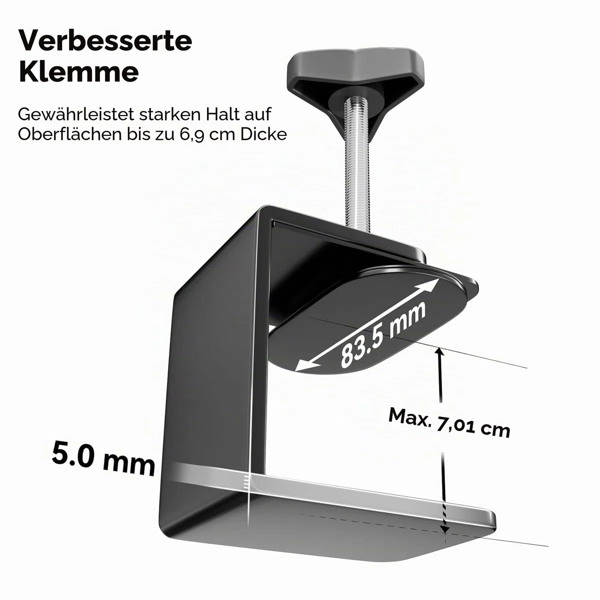 Faltbarer Hundepflegetisch-Arm mit Tischklemme – Höhenverstellbar 66–102 cm, Grooming-Arm mit Hängematte & Anti-Sitz-Schlaufe, Hunde-Fixierung für kleine & mittelgroße Hunde, Zuhause oder Salon