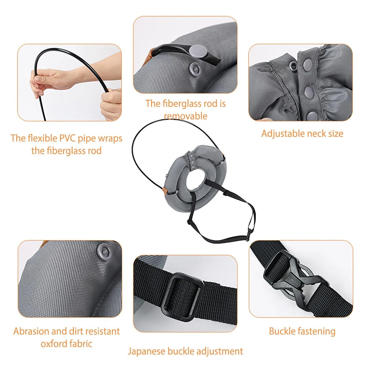 Halo-Leitgerät Blinde Hunde, Schutzhalsband for Blinde Hunde, Effektive Barriere for Sichere Navigation Und Stärkung des Selbstvertrauens Bei Hunden(XX-Large)