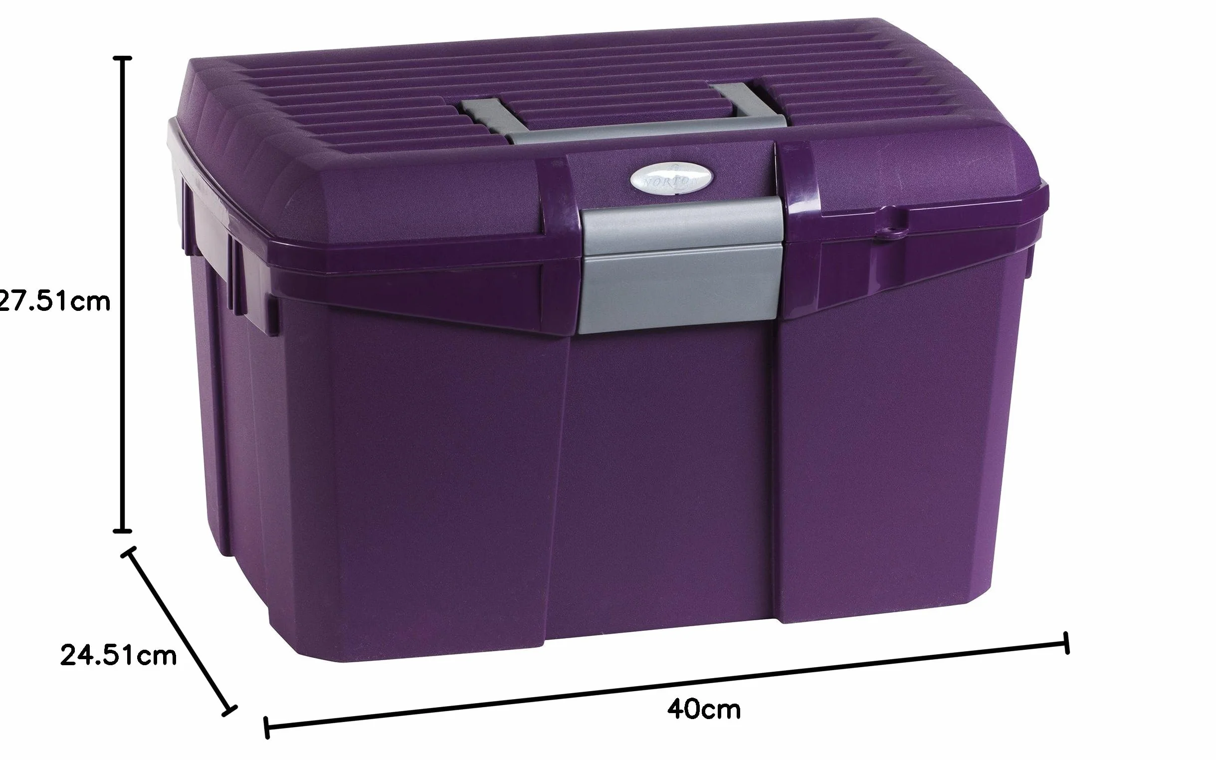 Norton 700004 Putzbox, Unisex, Box, 700004, Purpur/grau, 40 x 27.5 x 24.5 cm