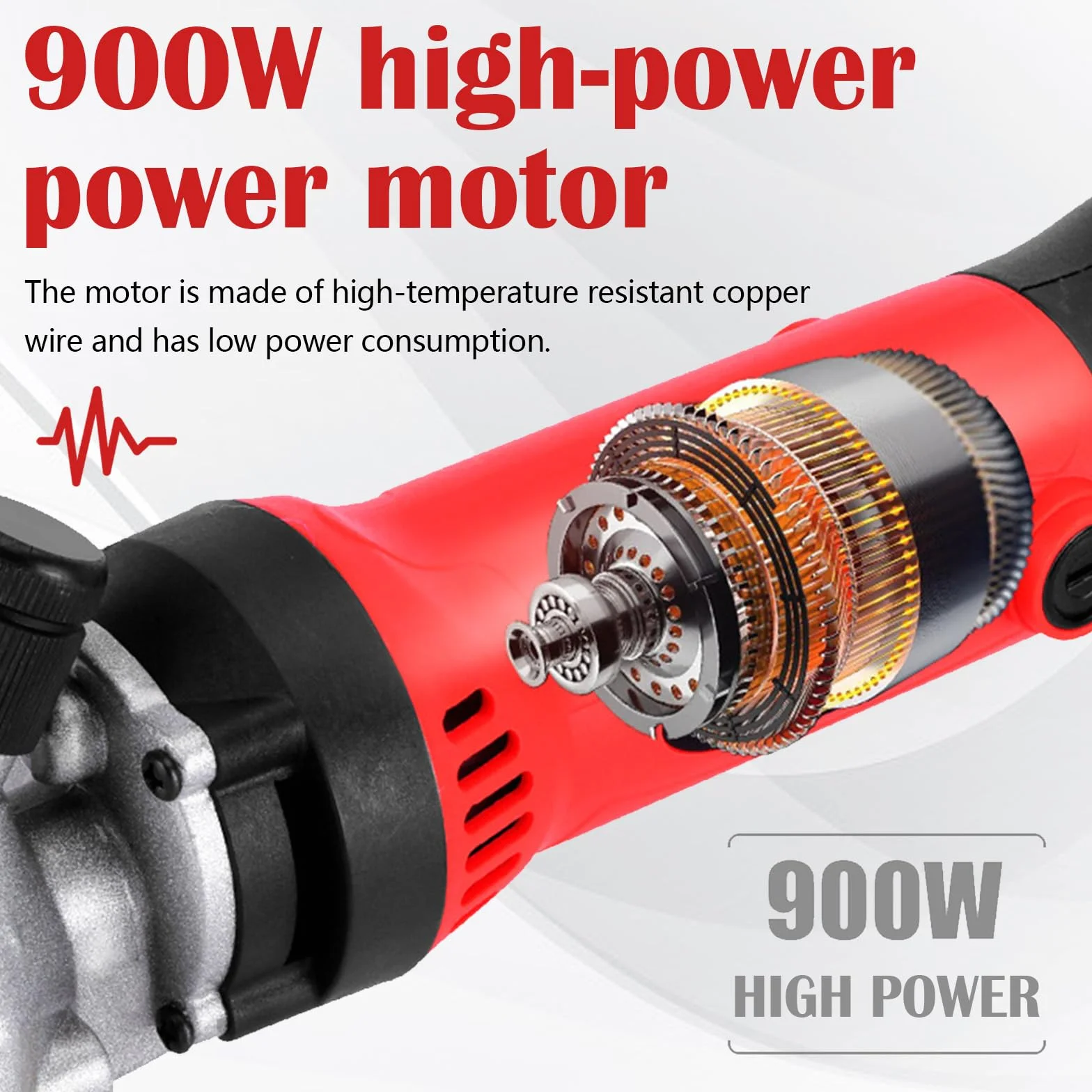 900W Elektrische Schafschermaschine, Schermaschine pferd mit 6 Gang Einstellbar Max 2800U/Min mit Koffer 13 Zähne Gerade Klinge 3M Netzkabel Professionelle Schafschere für Schafe Alpakas Ziegen