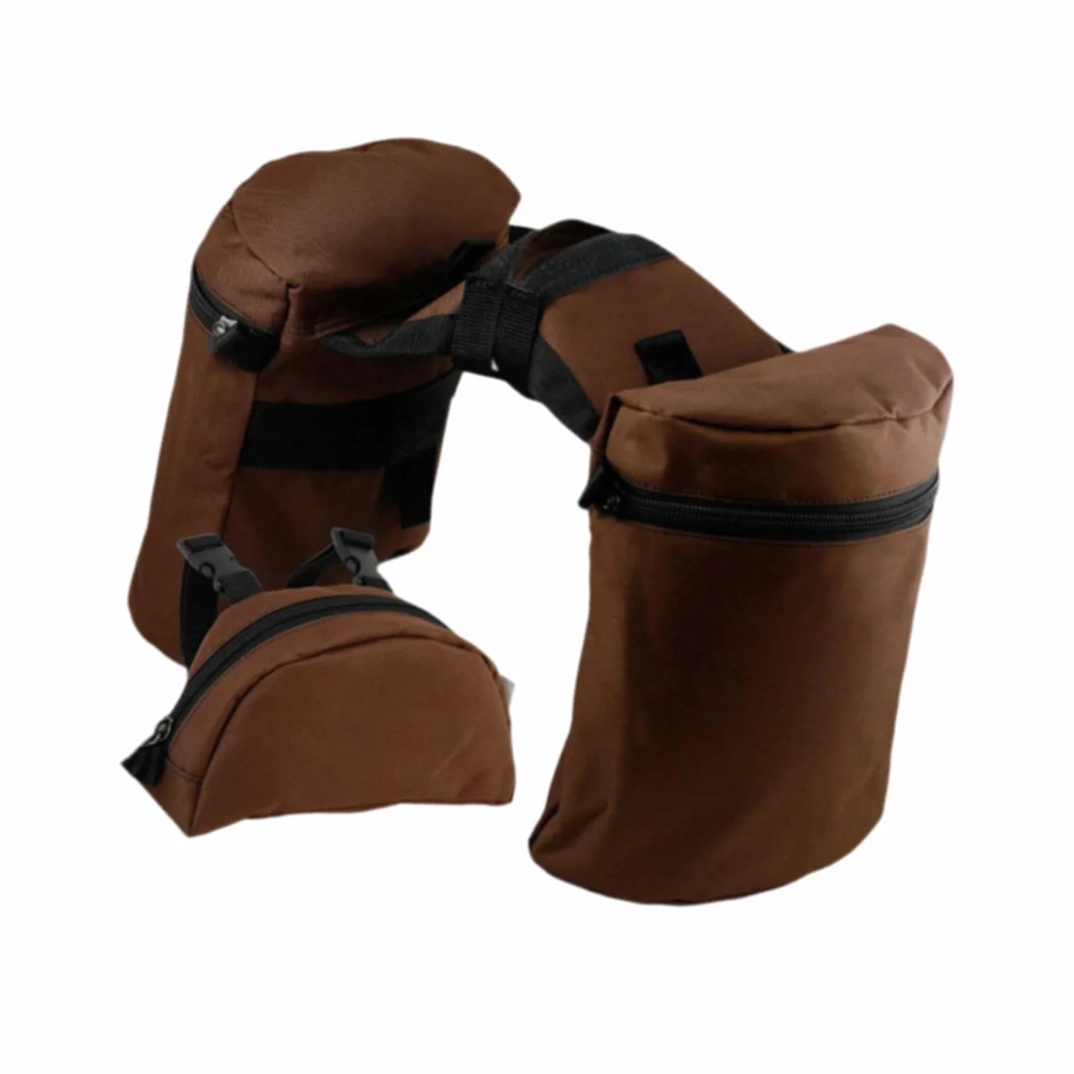 Fenteer Satteltasche für Pferde, Horntasche, Horntasche, Knauftasche, Kombi, leicht, Geschenk, Western-Design, tragbar, trendiges Sattelhorntaschen-Set