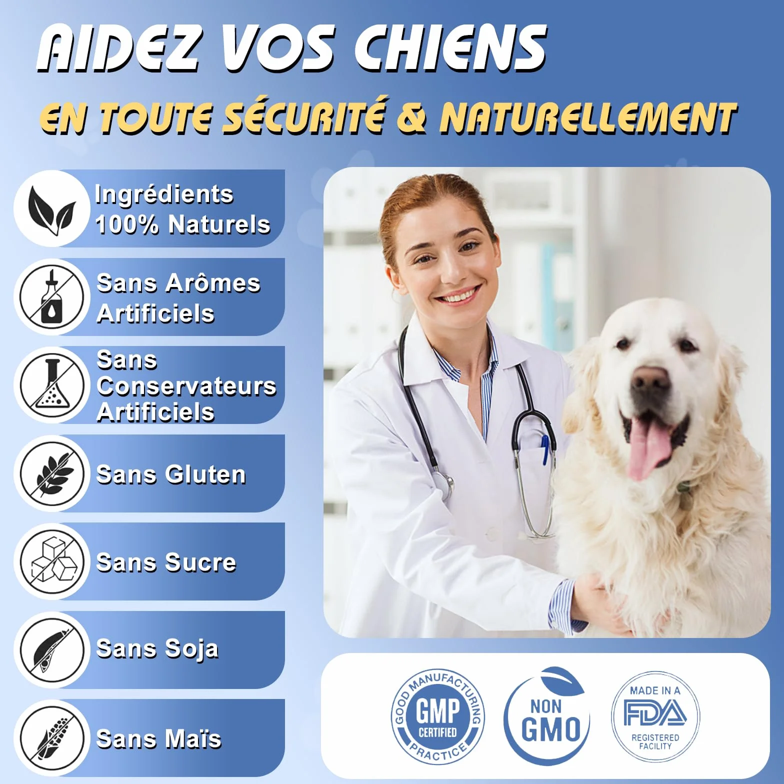 Flea and Tick Chewables for Dogs | Flöhe & Zecken | Premium Nahrungsergänzungsmittel für Hunde | Omega 3, Probiotika, britische Marke – Tierarztformel | Huhn | 300 g
