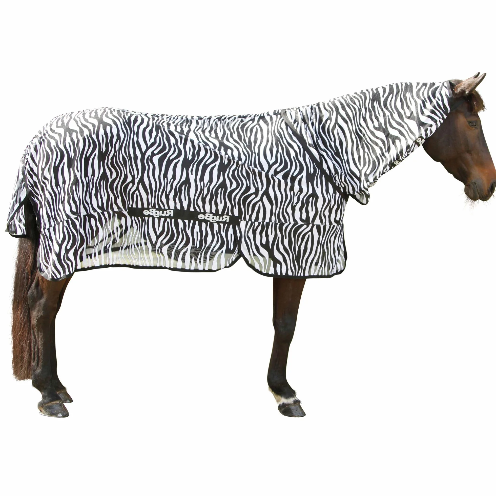Kerbl 326123 Fliegendecke Zebra inklusiv Halsteil