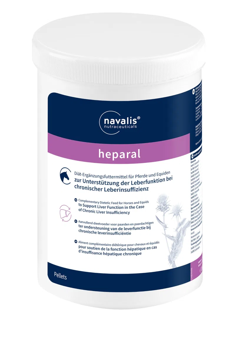 navalis heparal Horse Pellets | 1 kg | Diät-Ergänzungsfuttermittel für Pferde und Equiden zur Unterstützung der Leberfunktion bei chronischer Leberinsuffizienz | Mit Fenchel