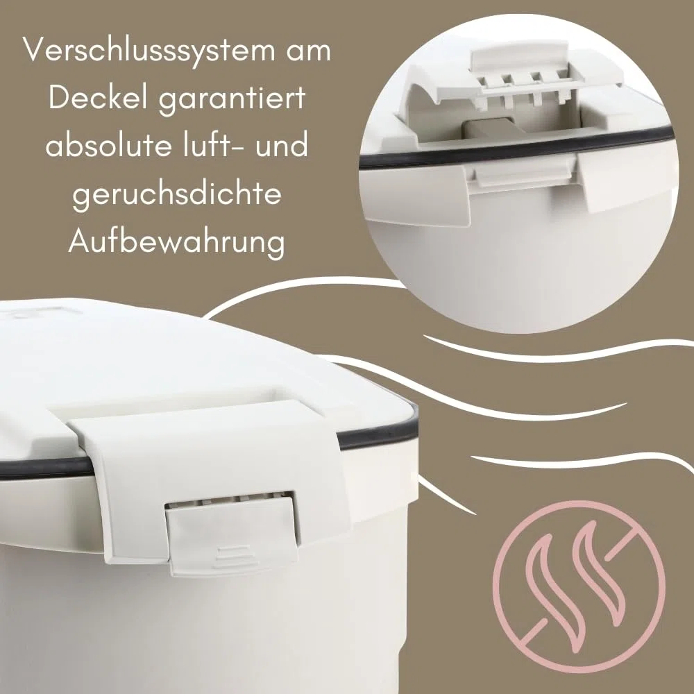 GarPet Futtertonne Luftdicht mit Deckel Futtertonne Pferd Hund Hundefutter Aufbewahrung Hundefutter Box Trockenfutter Aufbewahrung Futterbox Hund 54 L