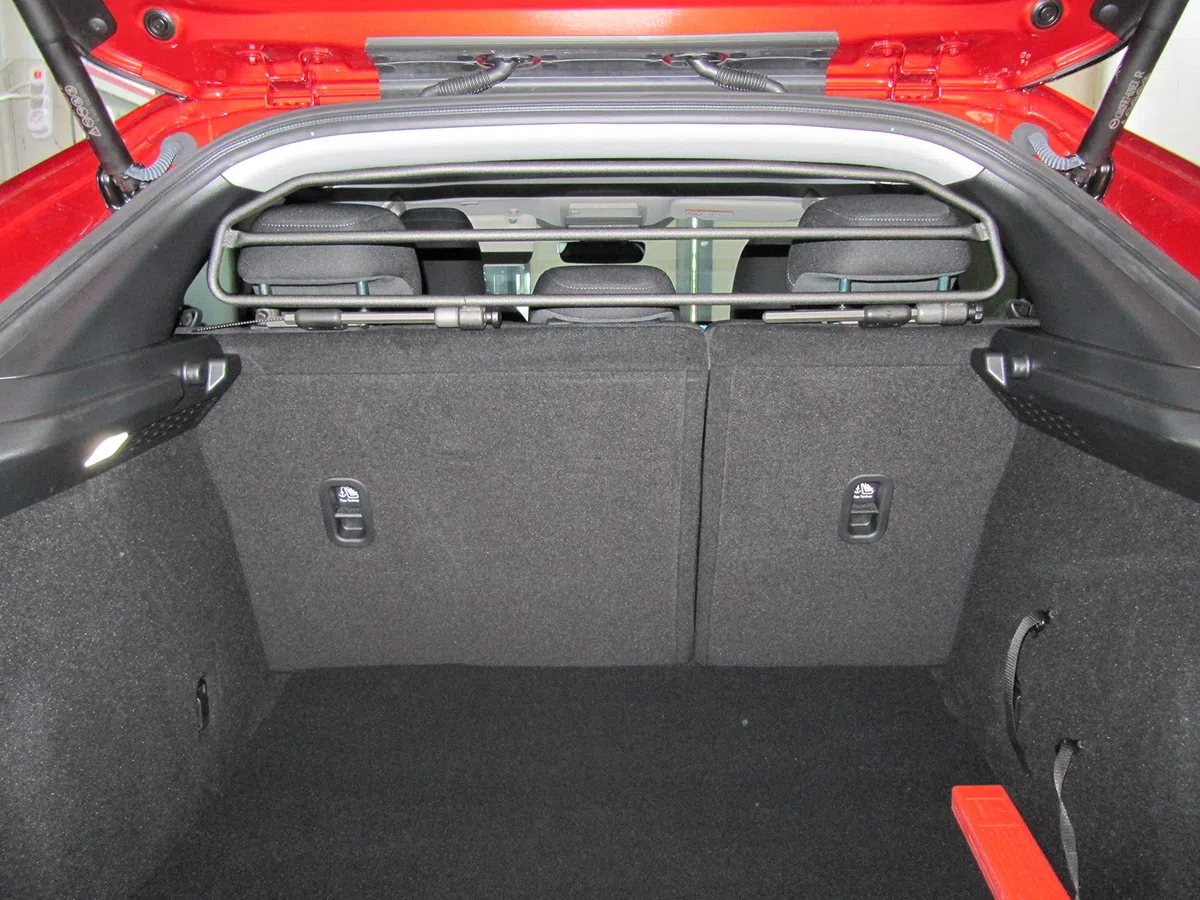 ERGOTECH Trenngitter Hundegitter Schutzgitter kompatibel mit Mazda CX-30 (ab BJ 2019), RDA65HBG-2HXXS, für Hunde und Gepäck