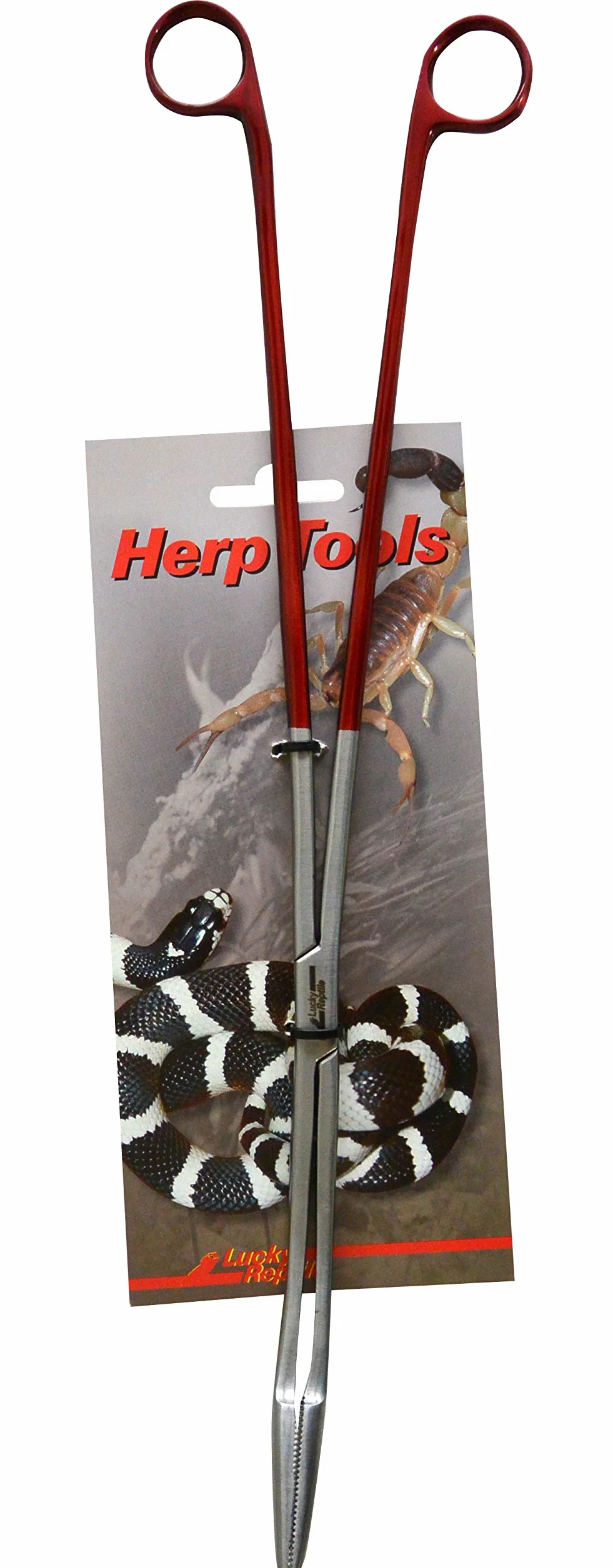 Lucky Reptile Futterzange, abgewinkelt, Länge:40 cm