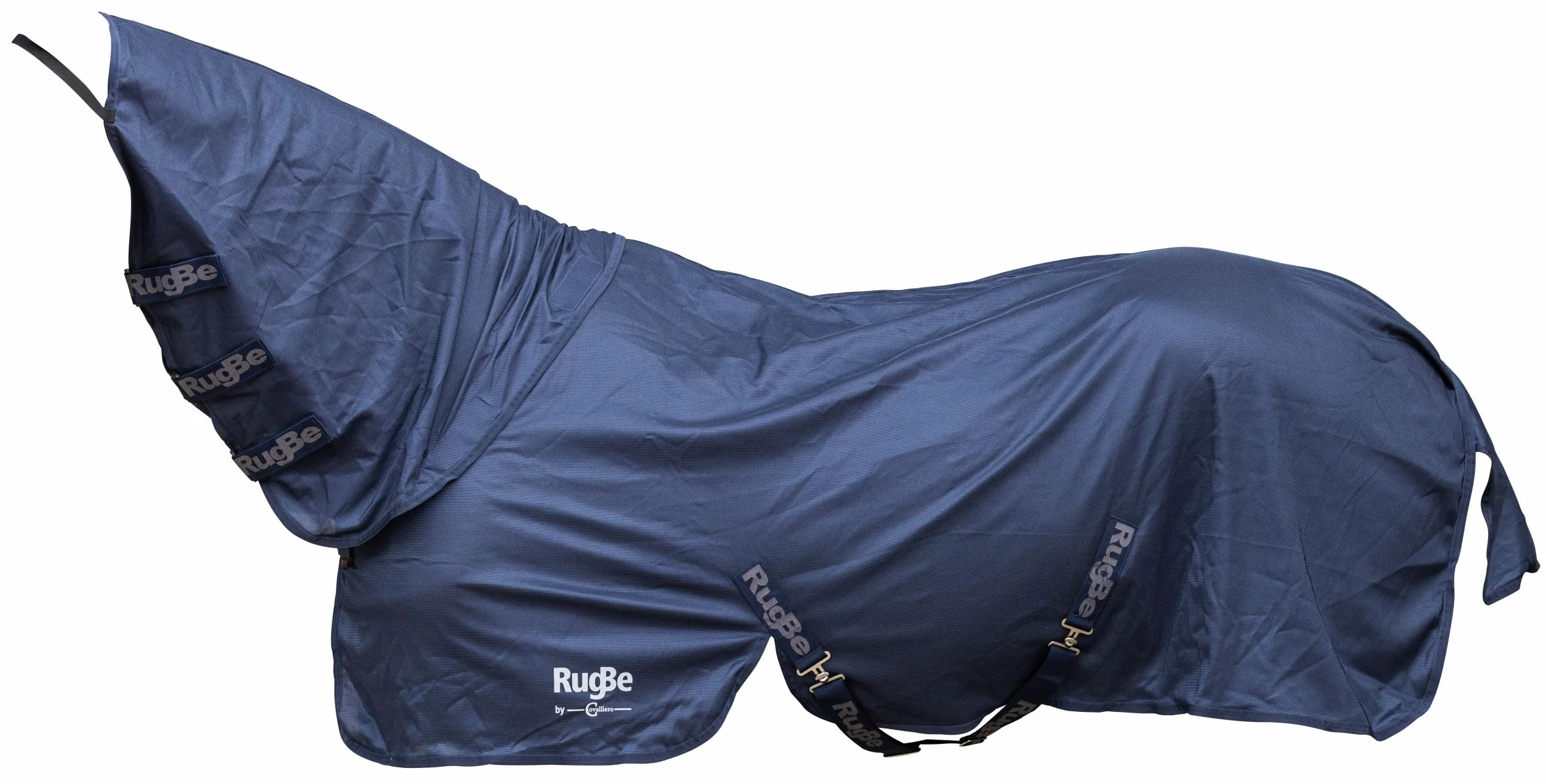 Covalliero Fliegendecke RugBe Superfly inkl. Halsteil, 145cm, Navy