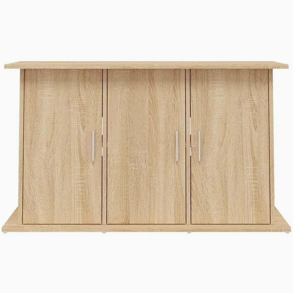 vidaXL Aquariumständer, Aquarium Unterschrank mit viel Stauraum, Aquarium Tisch mit stabiler Oberplatte, Aquariumschrank Aquarium Halter, Sonoma Eiche Holzwerkstoff