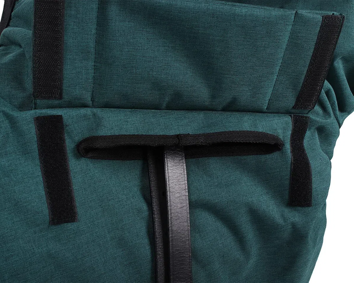 QHP Sattel-Sitzbezug Sattelhülle Sattelschoner Polyester wasserabweisend (dunkelgrün)
