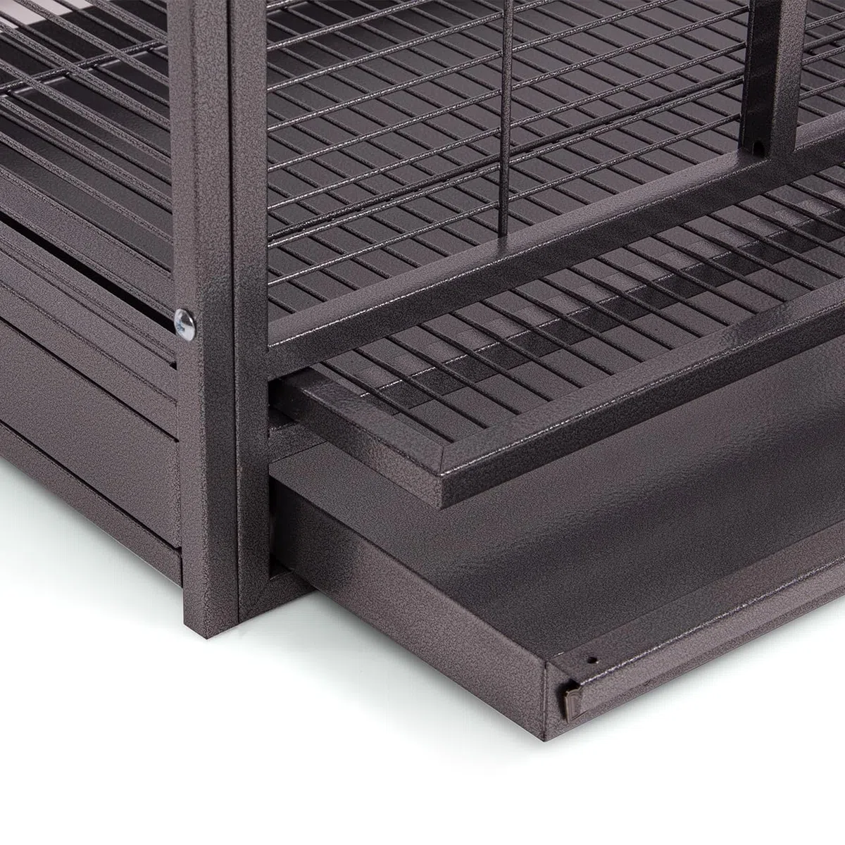 Montana Cages | Premium Vogelvoliere New Melbourne I Vogelkäfig für Sittiche, kleine Papageien, AVILON Pulverbeschichtet, Antik Edition, ca. 80 x 50 x 110 cm