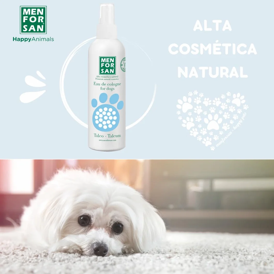 MENFORSAN Eau de Cologne Talkum für Hunde 125ml - 3er Pack