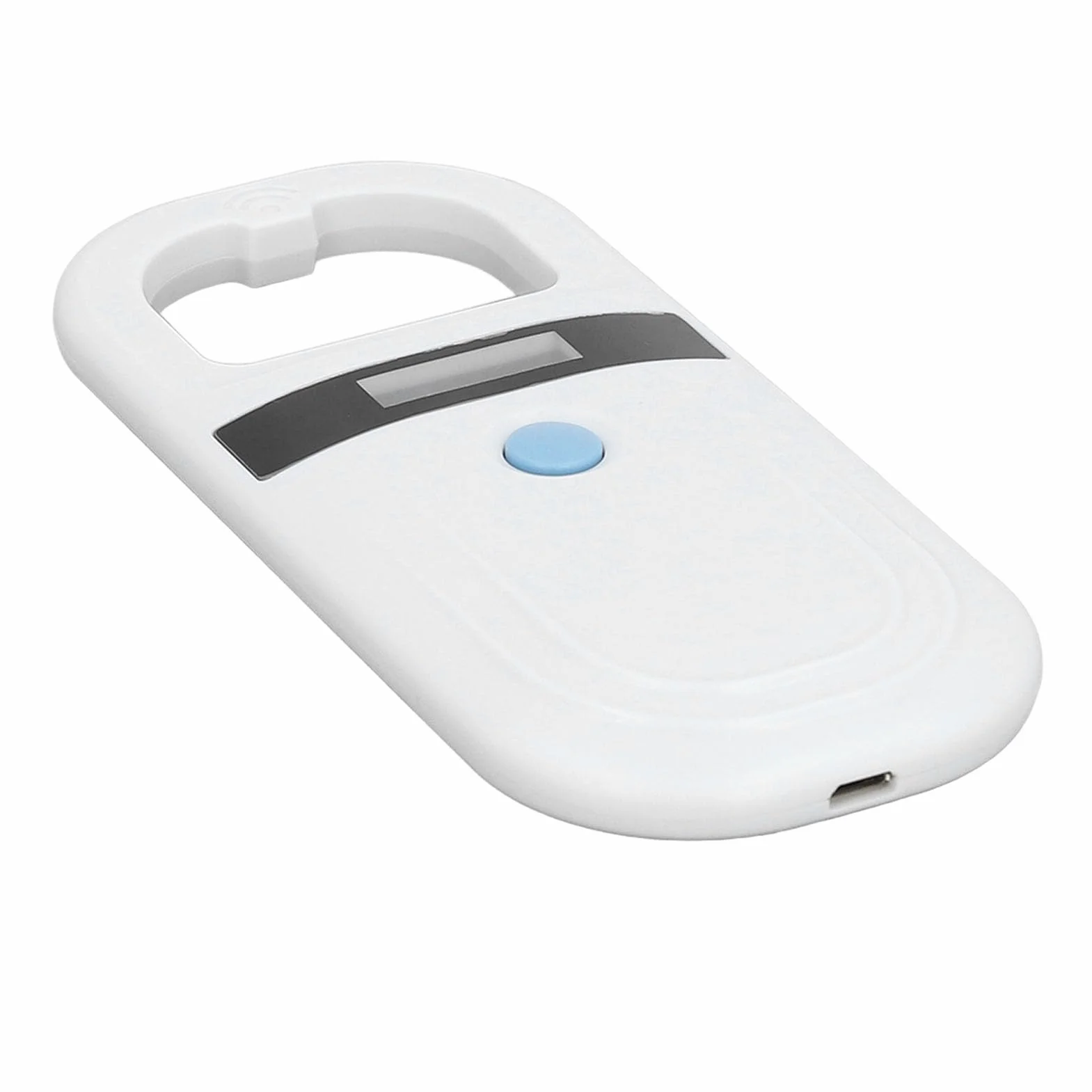Tierchip-Scanner für ISO11784 85 FDX-B EMID USB wiederaufladbar mit OLED Display 1342 kHz 15 cm Leseabstand ABS Material Mikrochip Lesegerät für Haustiere Hunde Katzen