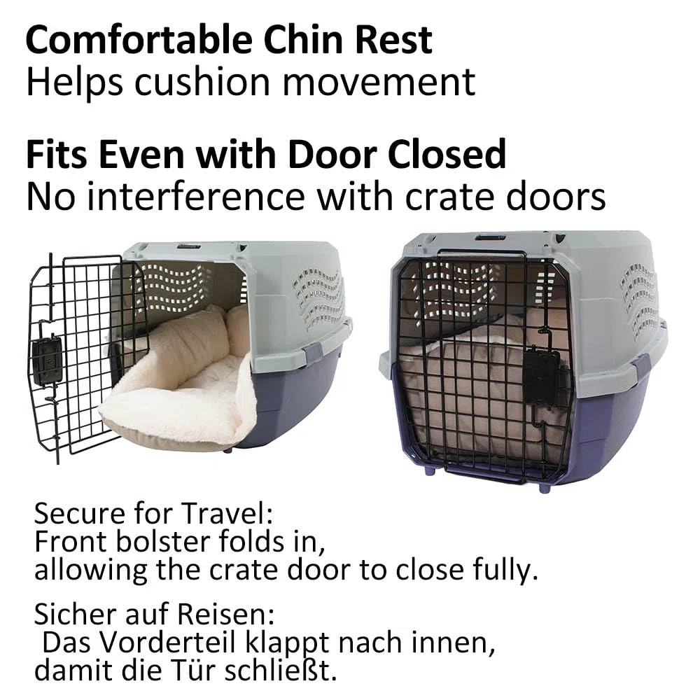 Helen's Pet Bed Flauschige Winter-Hundematte für Hundeboxen, Größe Small (Etikett: M JP Size) – Weiches Waschbares Hundekissen für Transportboxen & Drahtkäfige, Passgenau | Gemütlich von jeder Seite. Warmes Kunstfell. Sicherer Komfort